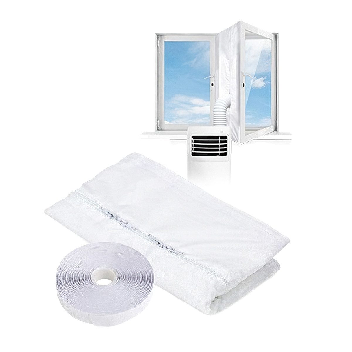 DOPWii Fensterstopper Fensterabdichtung für mobile Klimaanlagen 400 cm – we günstig online kaufen