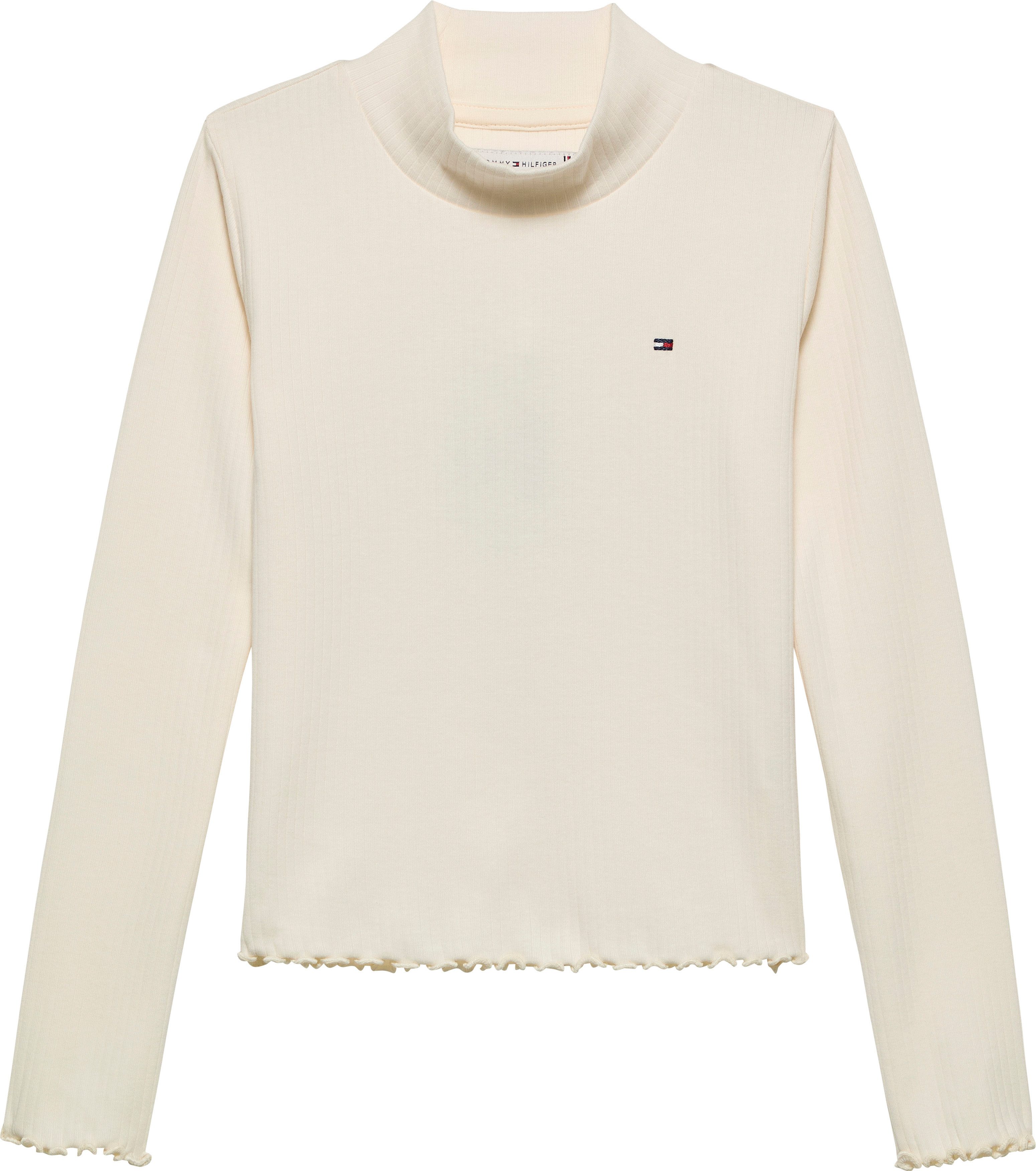 Tommy Hilfiger Langarmshirt MOCK NECK TOP LS Kinder bis 16 Jahre – Bild 4 von 5