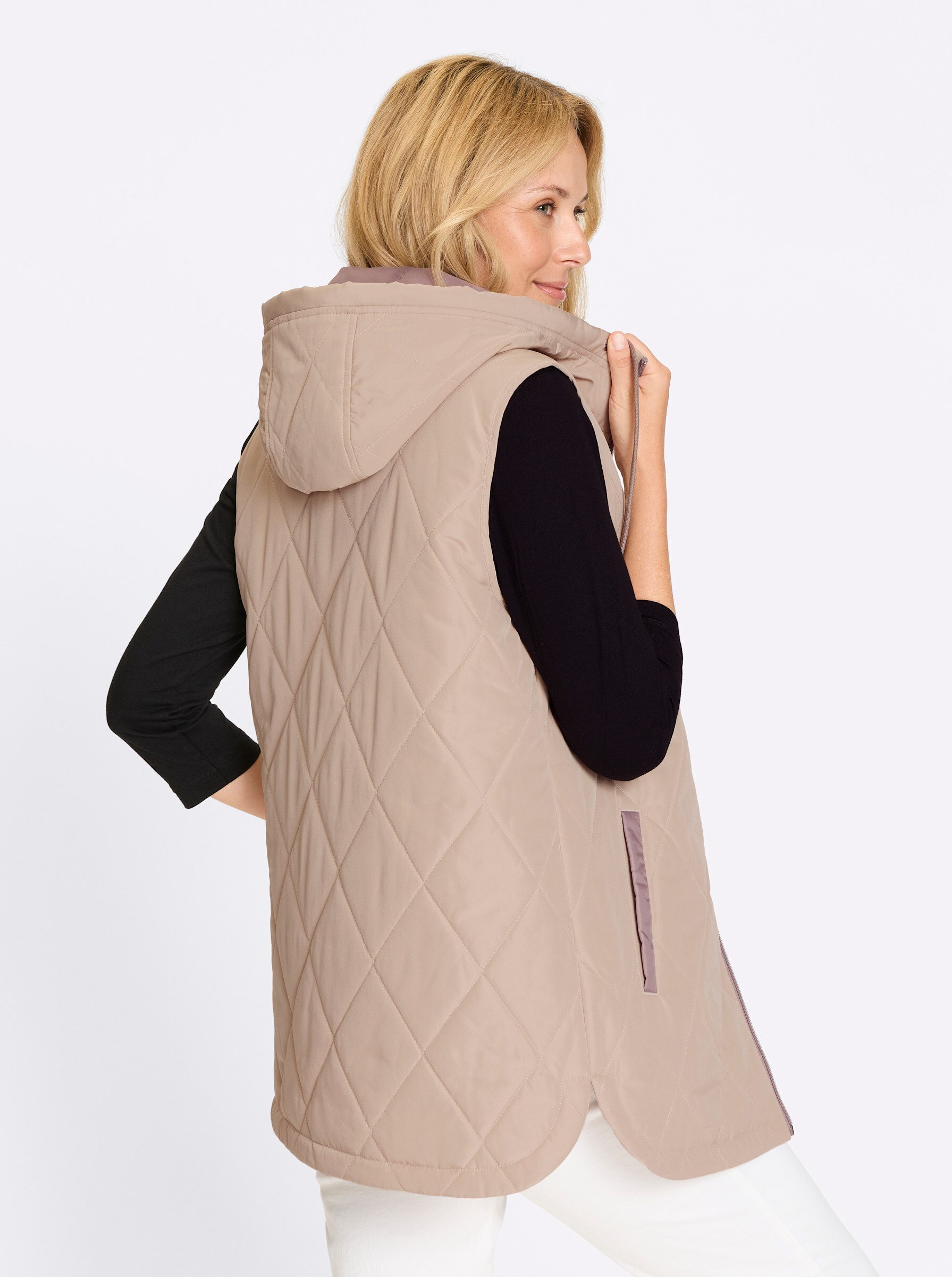 Sieh an! Jerseyweste Longweste . günstig online kaufen