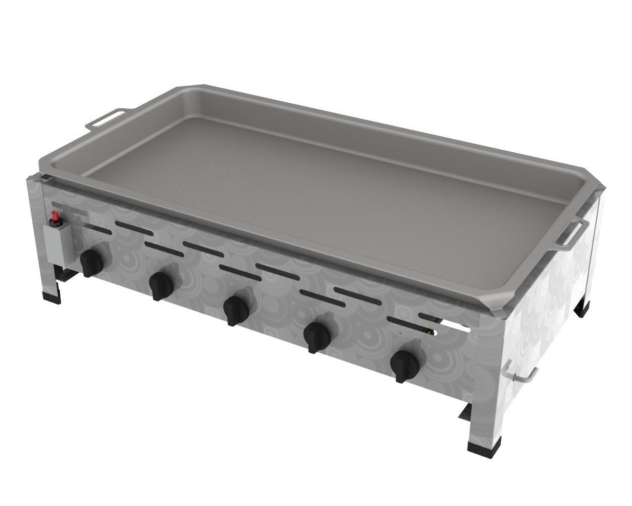 ChattenGlut Gasgrill ChattenGlut Gastrobräter 22,5kW mit Edelstahlpfanne, BxTxH: 980x530x270 cm