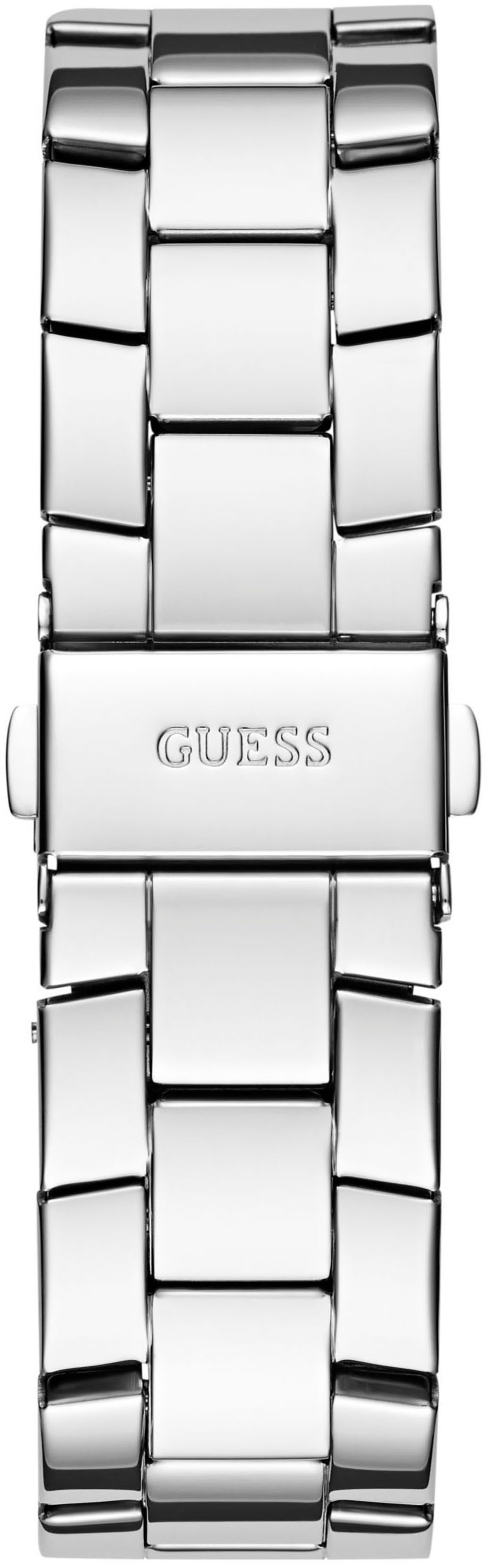 Guess Multifunktionsuhr MAJESTY GW0771L1, Quarzuhr, Armbanduhr, Damenuhr, Datum, Edelstahlarmband