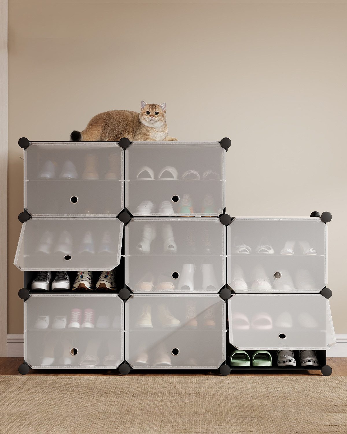 Sekey Schuhregal Schuhregal Schuhschrank Schuh-Organizer Stecksystem günstig online kaufen