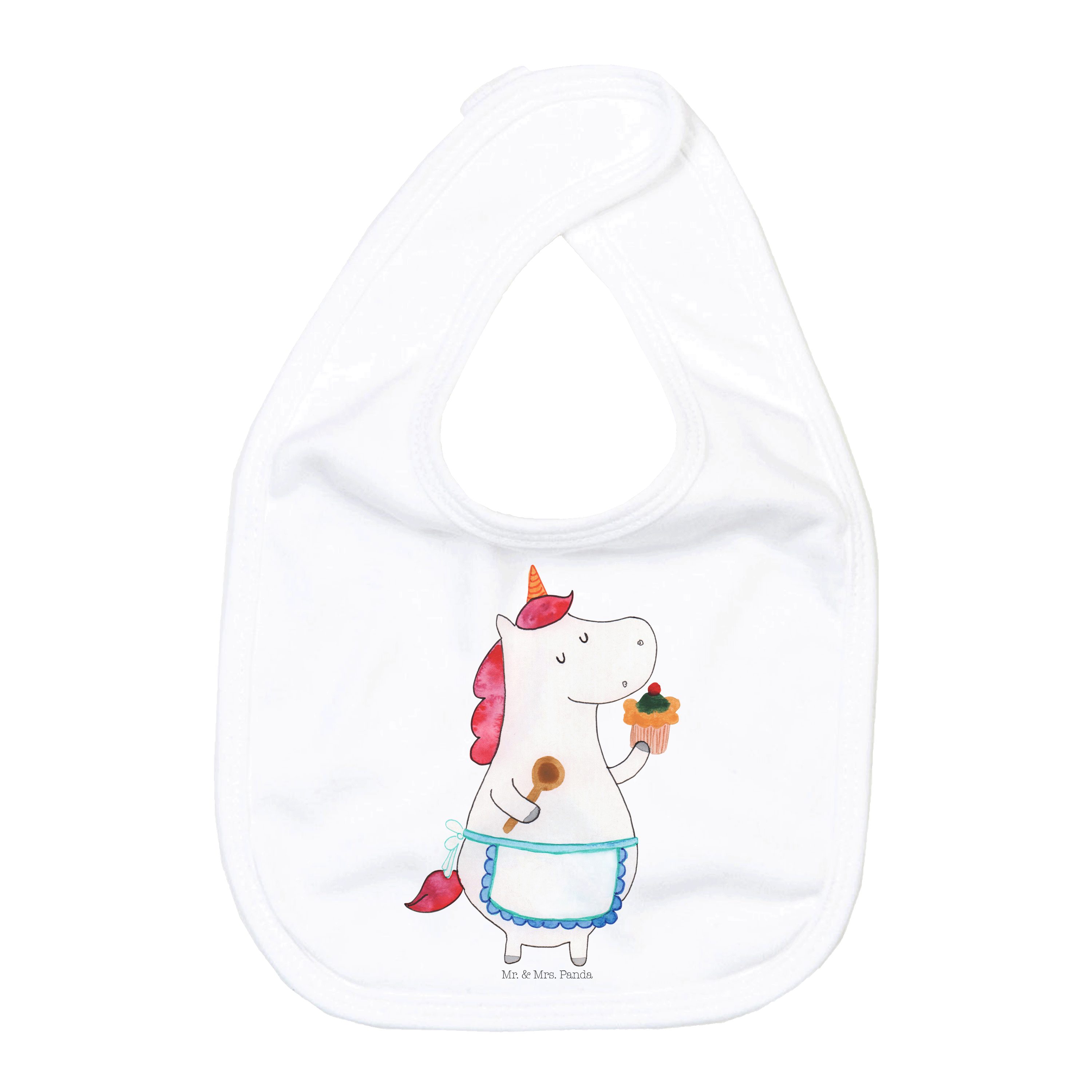 Tragetuch Einhorn Küche - Weiß - Geschenk, Babygeschenk, Geschenkidee für Babyp