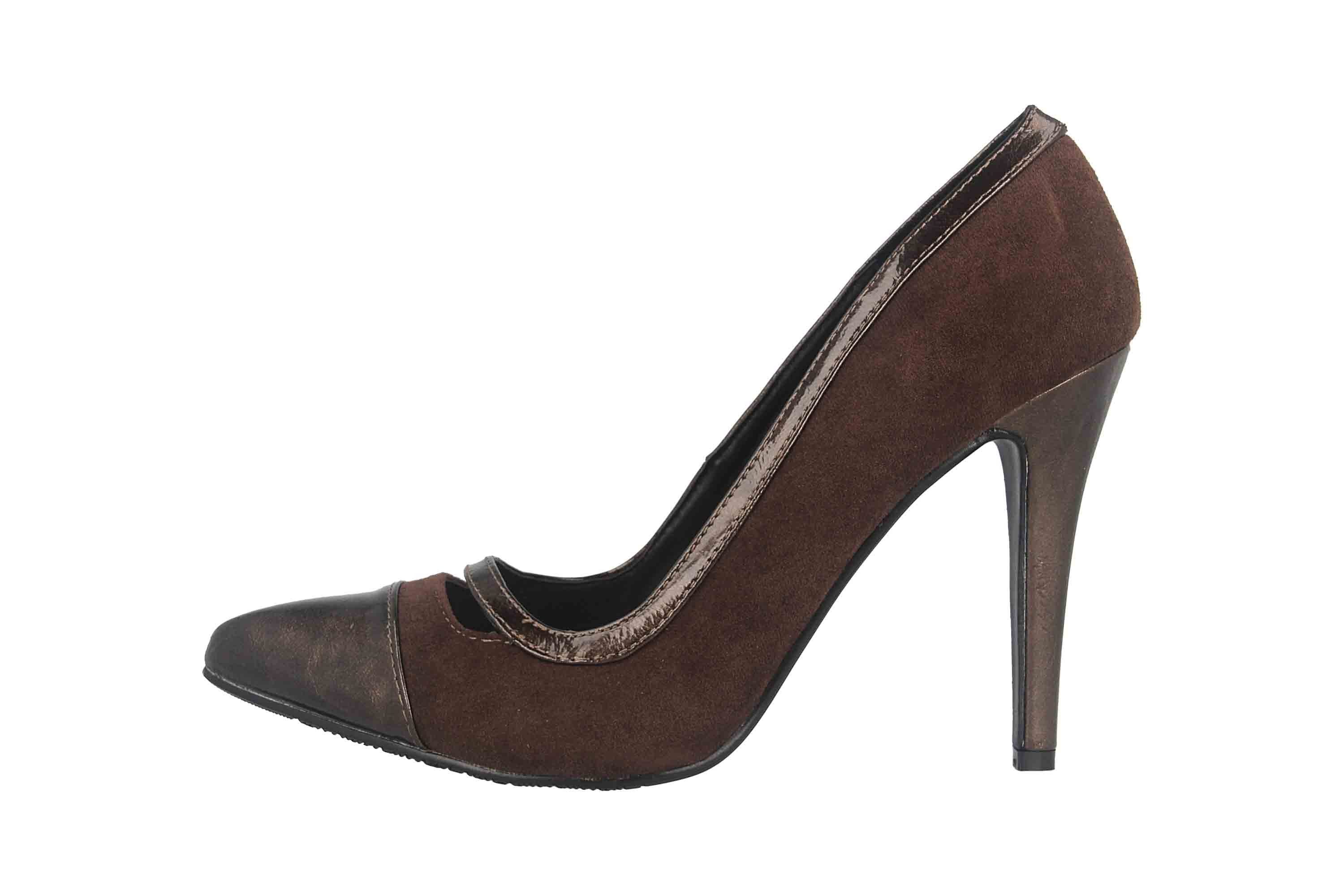 Andres Machado AM5531 Ante Marron High-Heel-Pumps