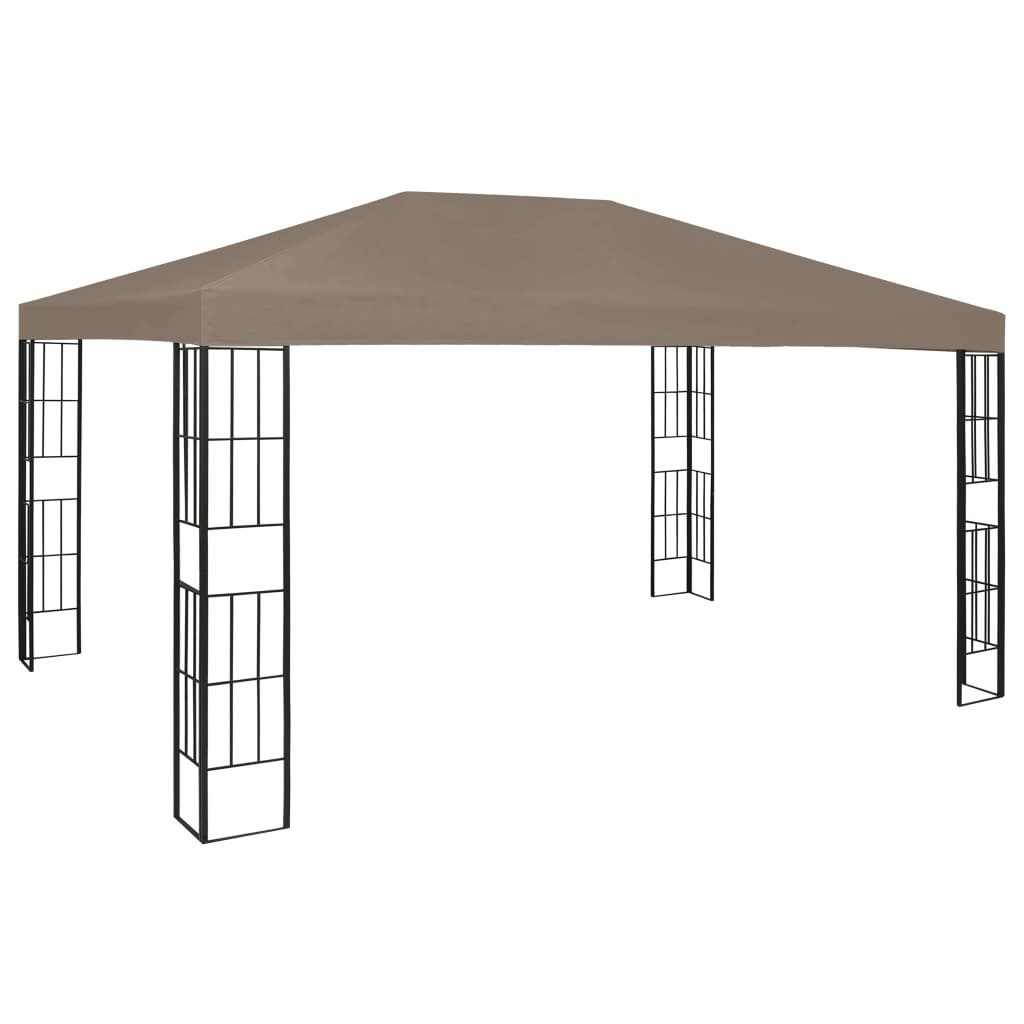 vidaXL Partyzelt Pavillon 4x3 m Taupe