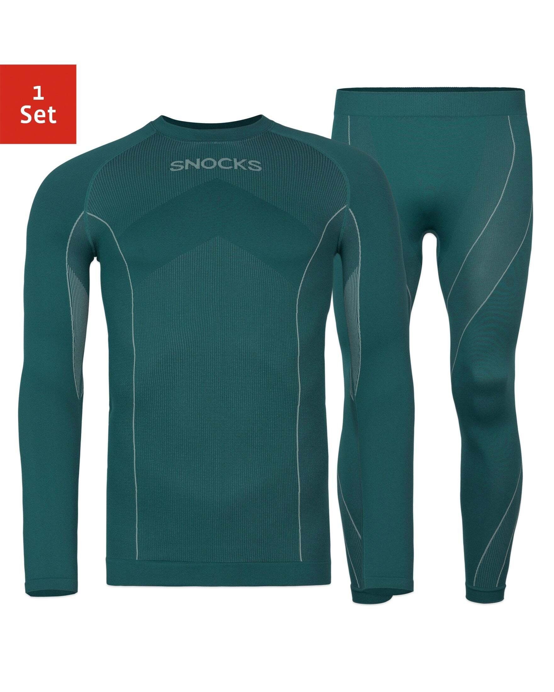 SNOCKS Thermounterhemd Thermounterwäsche mit Daumenloch für Herren (1-St) p günstig online kaufen