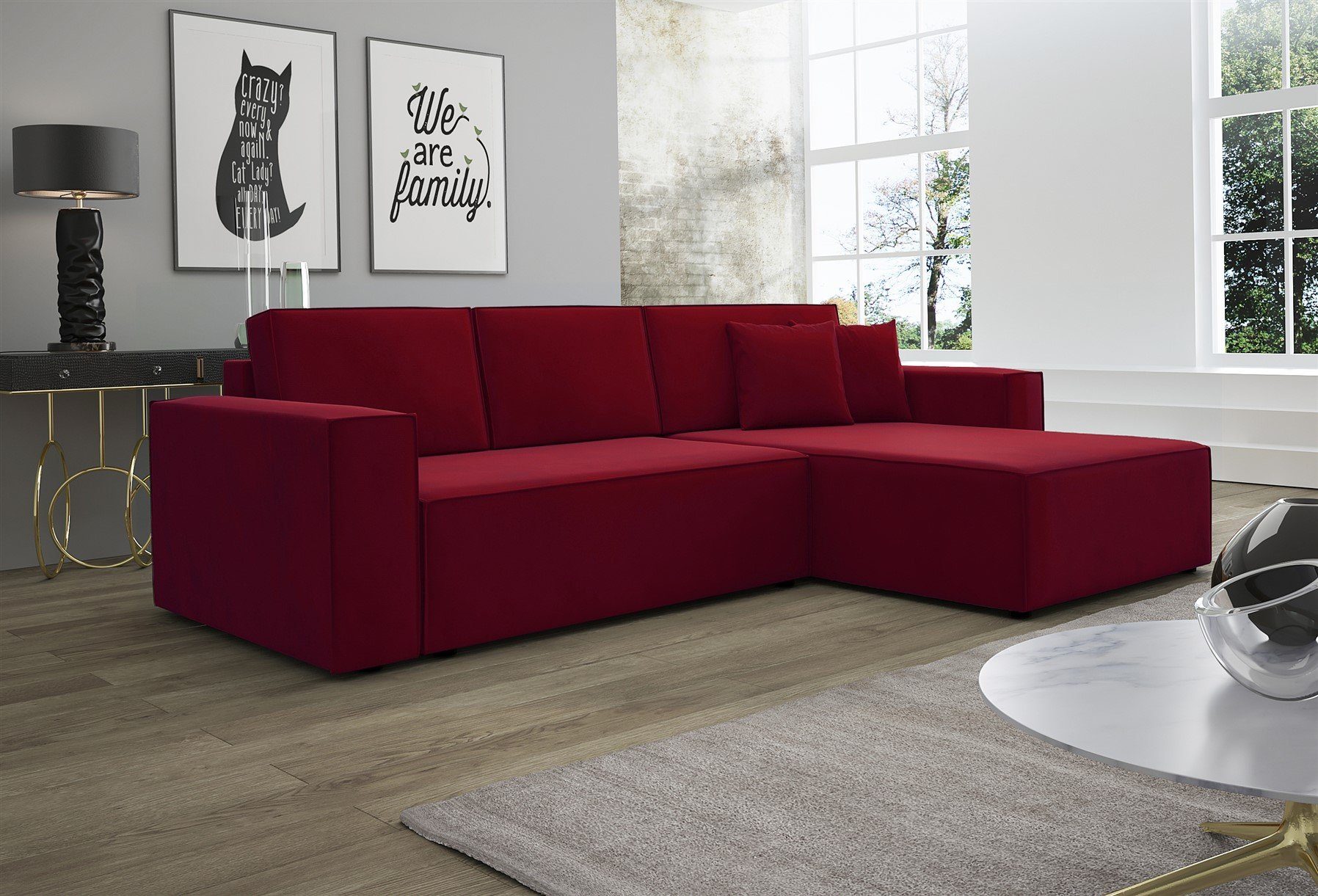 Fun Möbel Ecksofa Ecksofa Schlafsofa Sofa günstig online kaufen