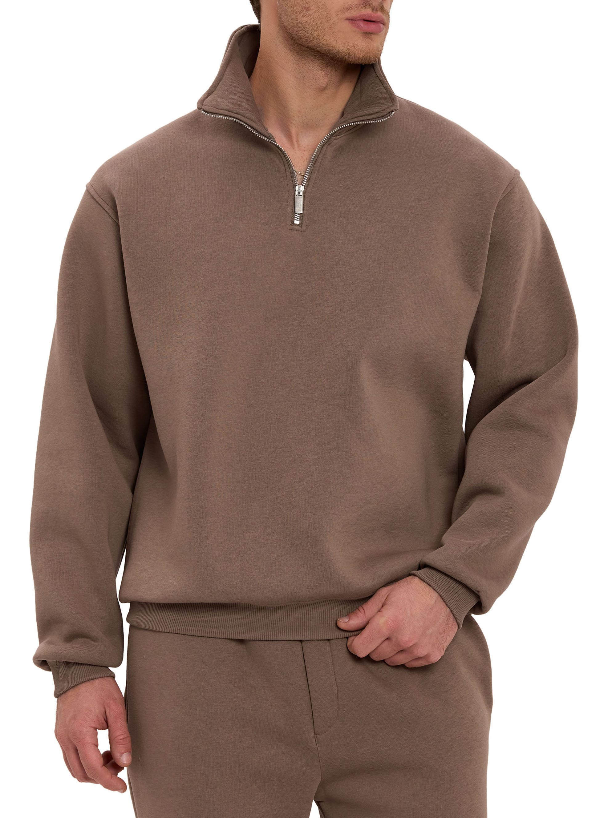 RedBridge Jogginganzug mit Stehkragen und Half Zip Pflegeleichte Loungewear (Set, 2-tlg)