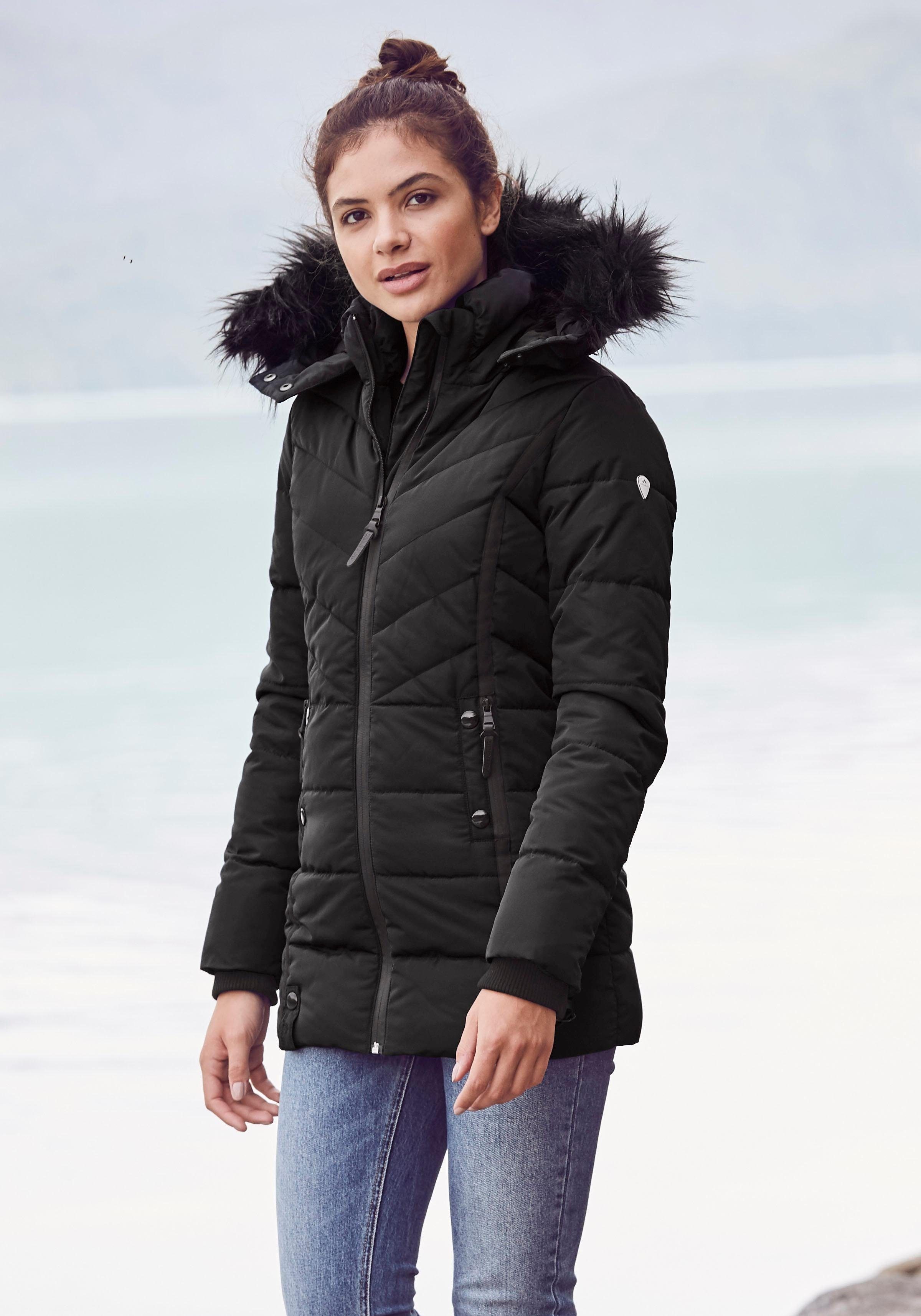 online Schwarze elegante kaufen OTTO | Winterjacken Damen für