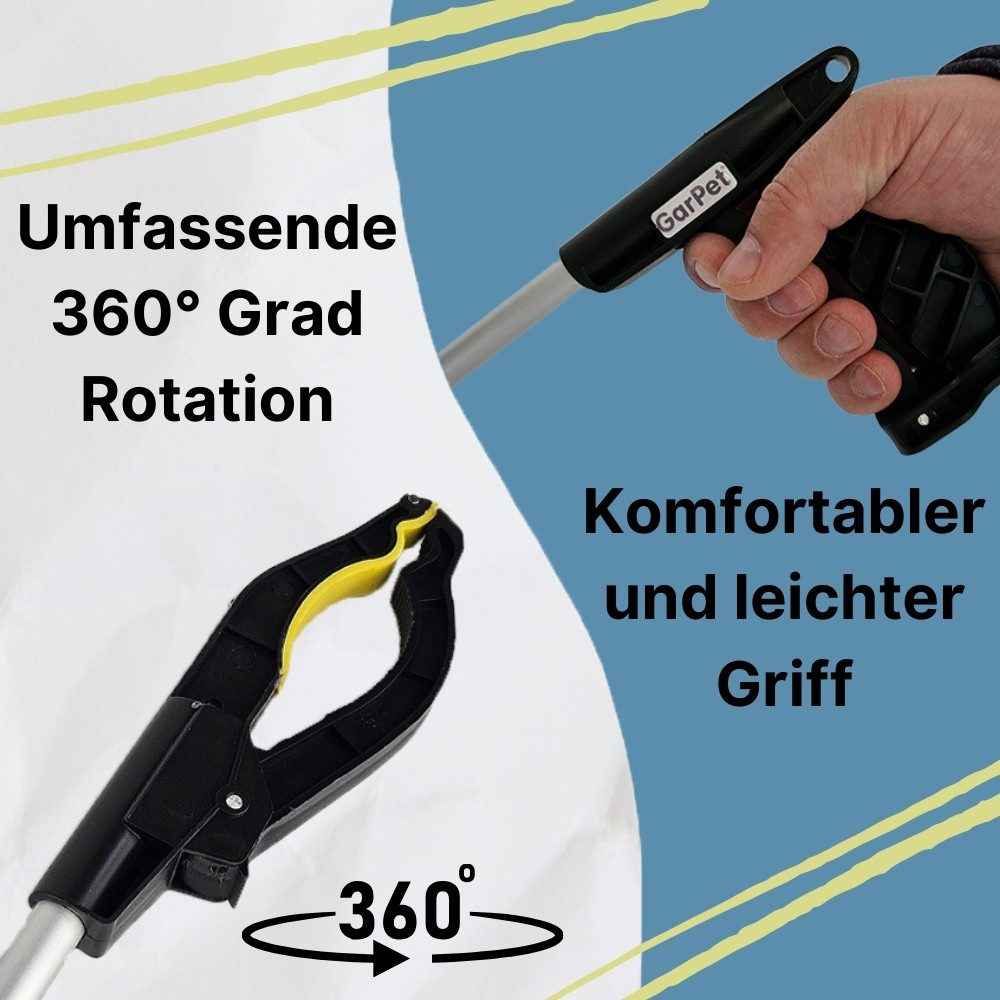 GarPet Greifzange Greifzange Müllzange Müll Greifer Senioren Kinder Müll Sammler Magnet – Bild 5 von 5