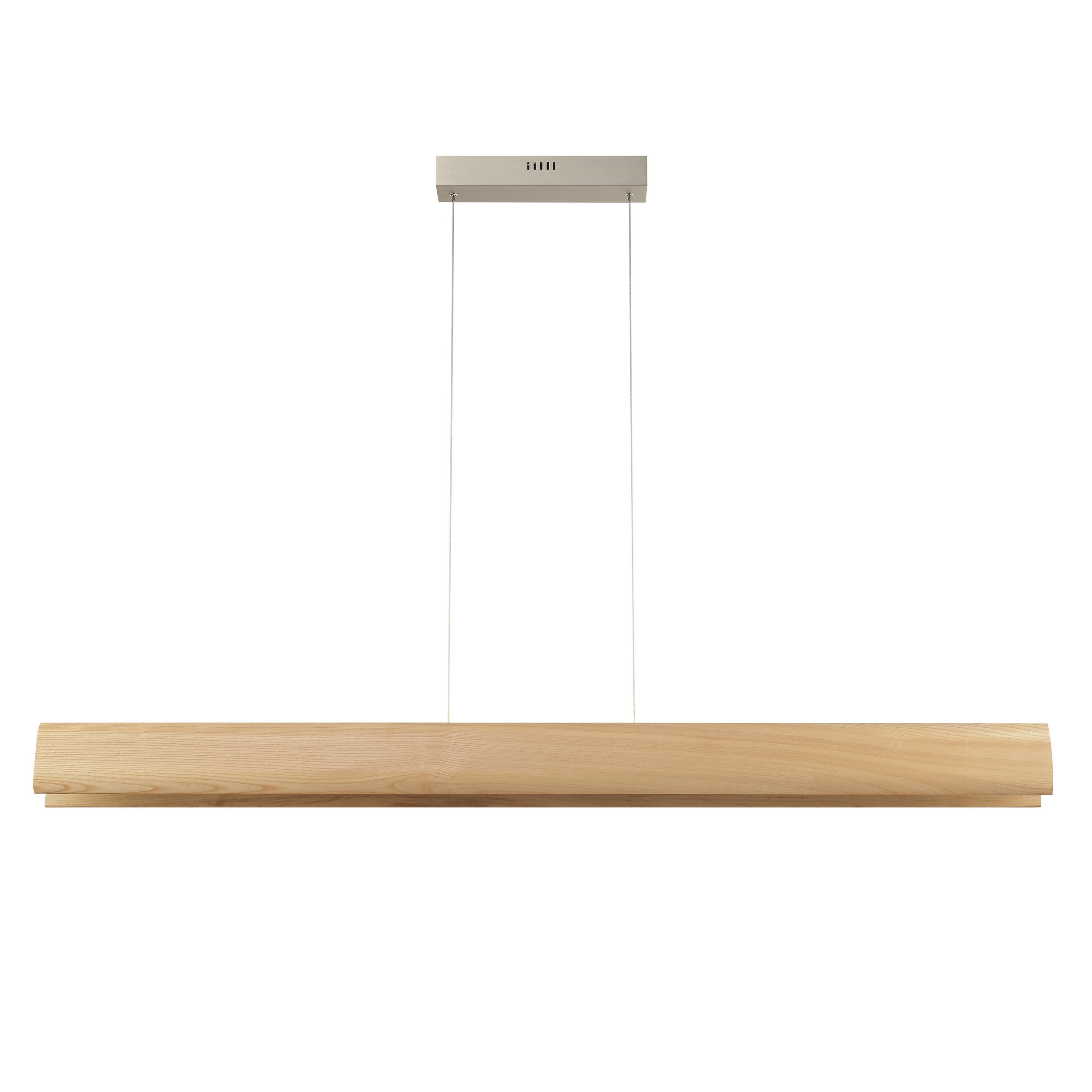 lumiCouture Monterra, Memoryfunktion, mehrere Helligkeitsstufen, LED fest integriert, Warmweiß, H. 160 cm, 2700 K, dimmbar, höhenverstellbar, Holz/Metall