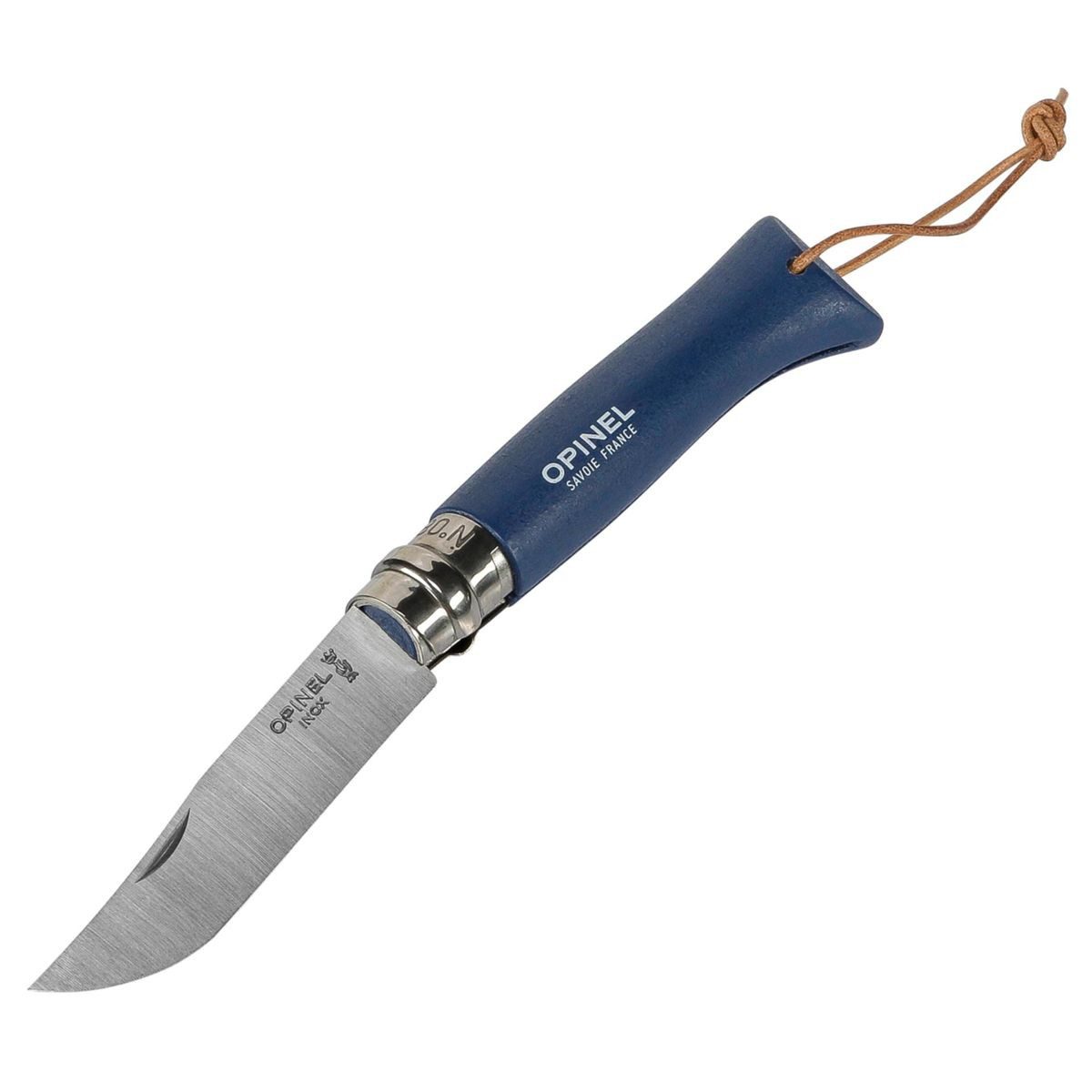 Opinel Universalmesser Taschenmesser No. 08 inkl. Kunstlederetui