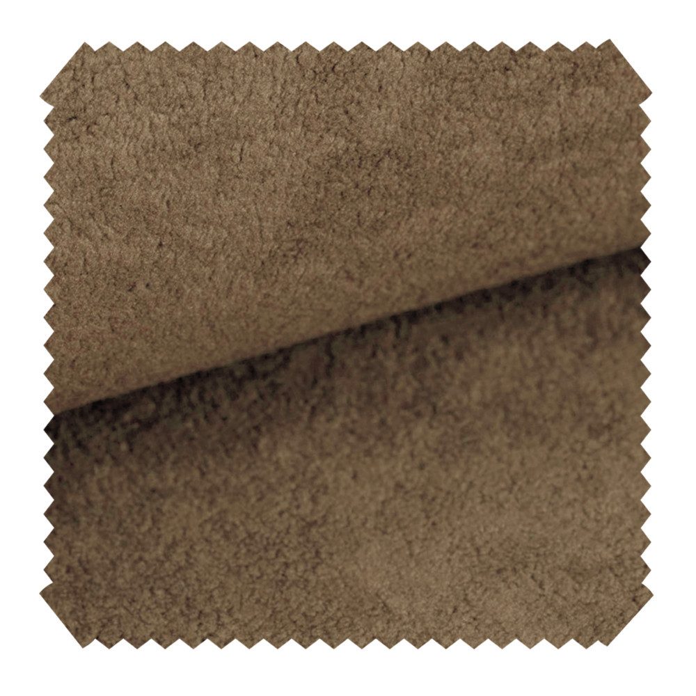 novely® Stoff HURTH Kuscheliger Möbelstoff Velours Polsterstoff Erdtöne, Robust, Kuschelweich, Pflegeleicht, Meterware, 1lfm