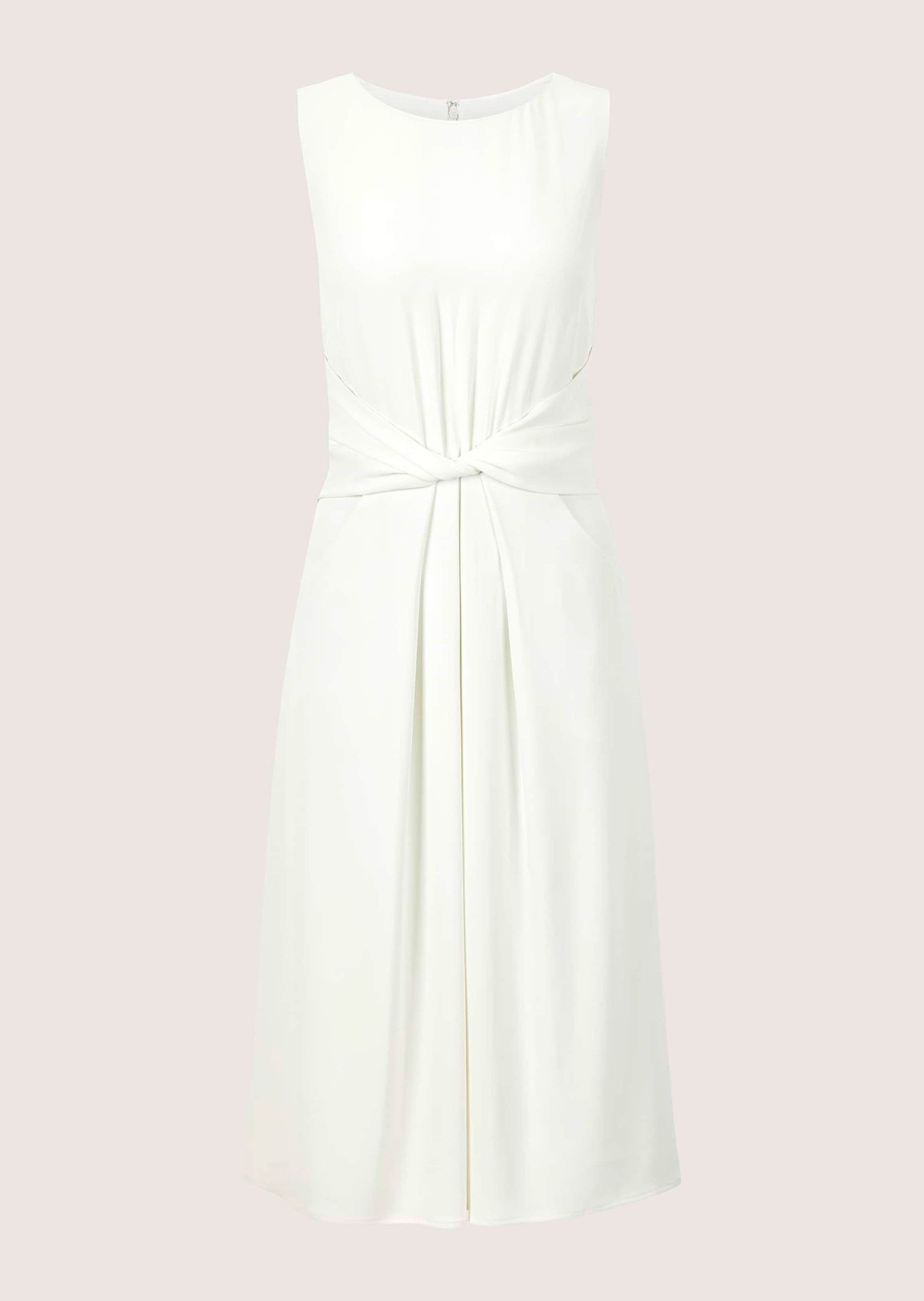 Midikleid Midikleid mit eleganter Drapierung