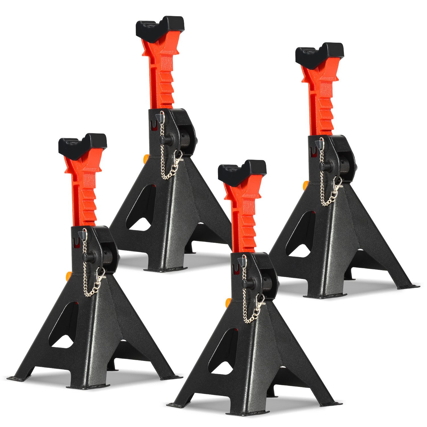 Clanmacy Unterstellbock 4x Unterstellbock 3T Unterstellböcke Wagenheber Stützbock 285-430mm