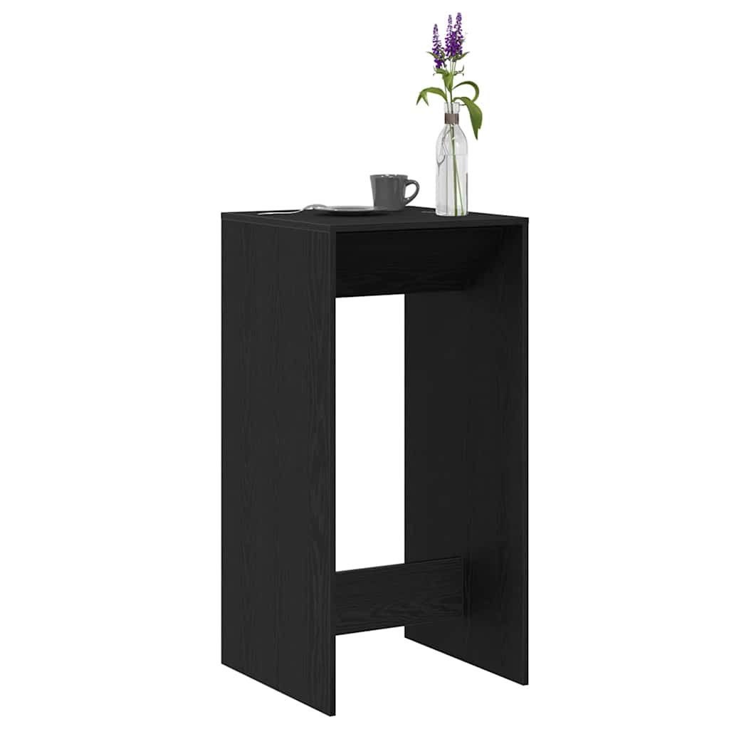 vidaXL Esstisch Bartisch 51 x 50 x 103,5 cm Holzwerkstoff Schwarz Eichen-Optik (1-St)