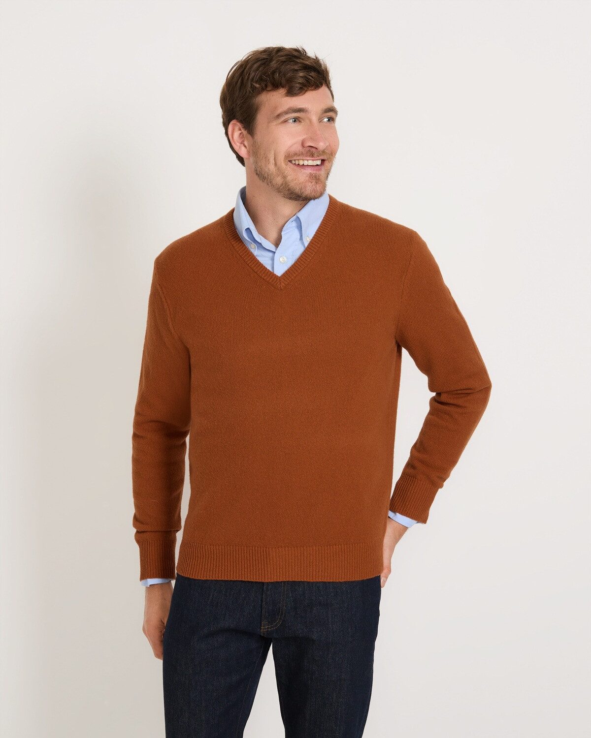 Highmoor Strickpullover V-Pullover