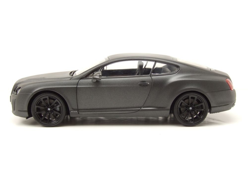 Welly Modellauto Bentley Continental Supersports 2009 grau metallic, Maßstab 1:18