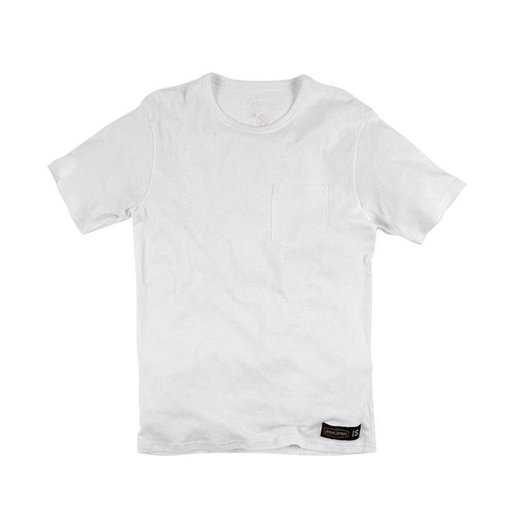 Jesse Jane T-Shirt Jesse James Herren T-Shirt Sturdy Pocket Adult white