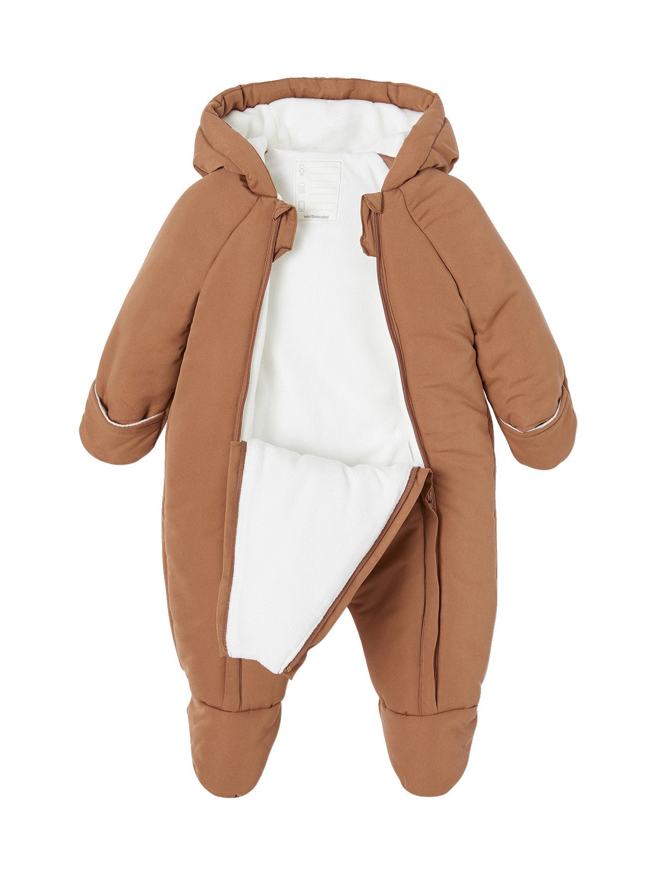 vertbaudet Overall Baby Winter-Overall mit Fleecefutter – Bild 5 von 5