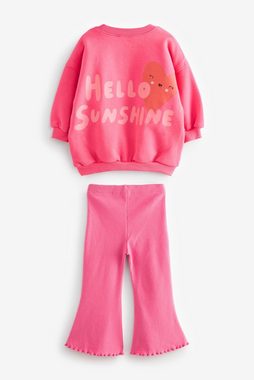 Next Sweatshirt Sweatshirt und ausgestellte Leggings im Set (2-tlg)