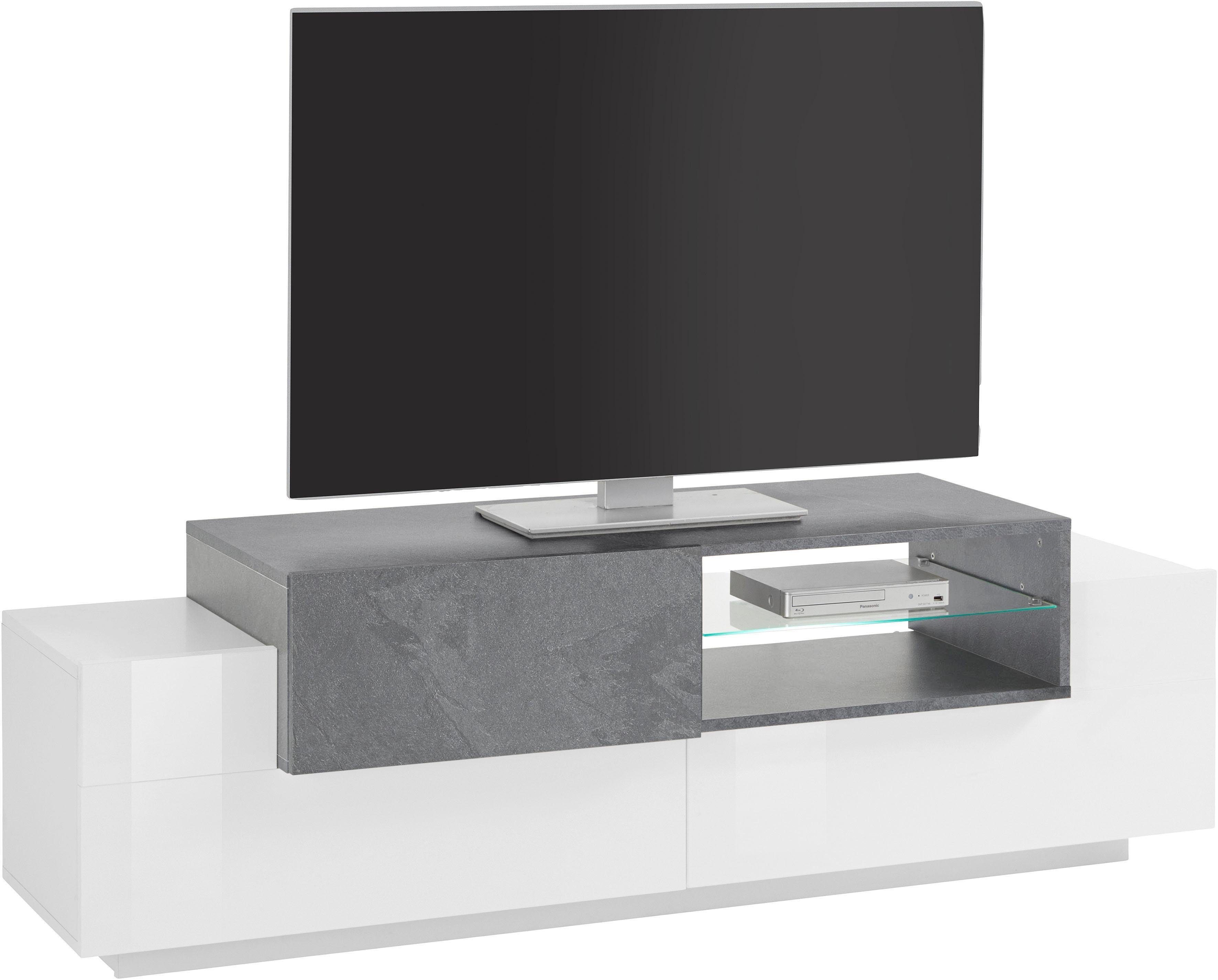 INOSIGN Lowboard Coro,Lowboard,TV-Kommode,TV-Möbel,TV-Bank, mit 2 Klappen, günstig online kaufen