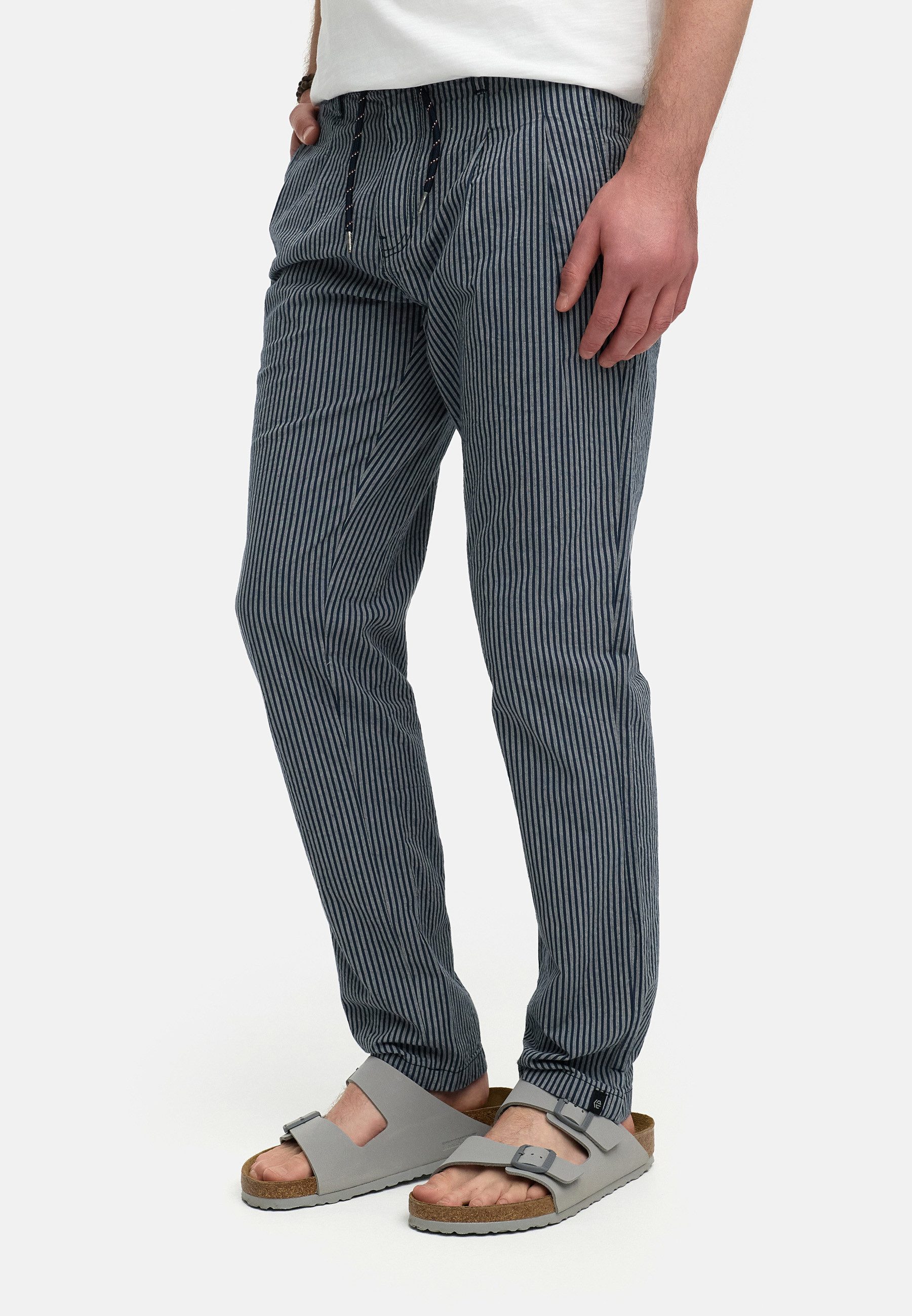 Indicode Stoffhose Herren INWebb Herrenhose Freizeithose Männer aus Seersucker-Gewebe für eine optimale Luftzirkulation
