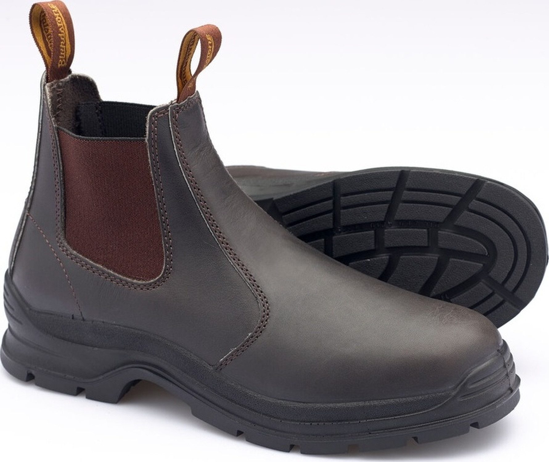 Blundstone 400 Brown Leather (Non-Safety Work Boots) Berufsschuh