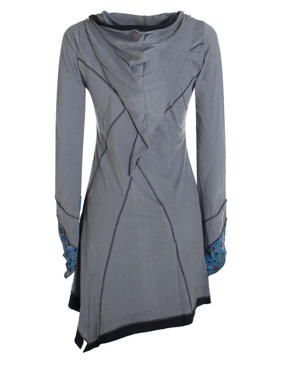 Vishes Zipfelkleid Langarm Damen Elfen Zipfelkleid günstig online kaufen