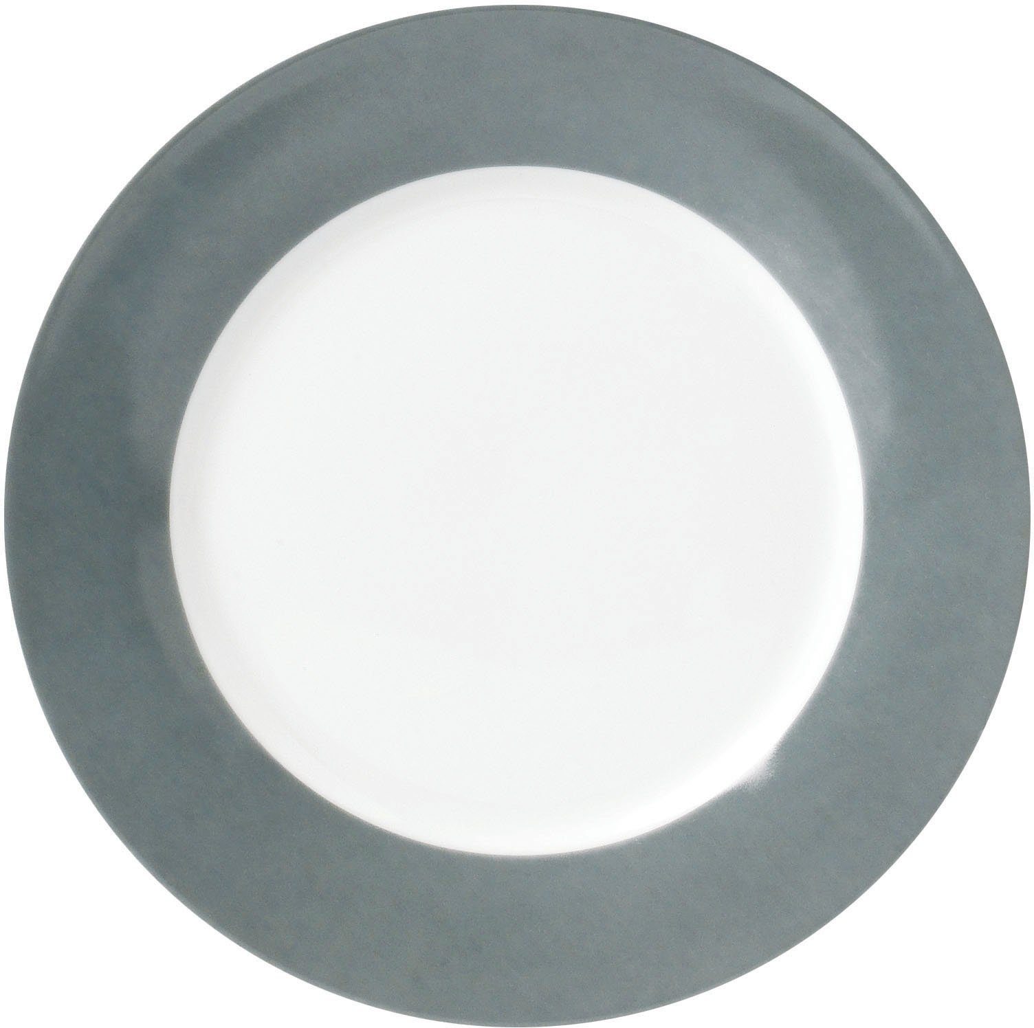 van Well Speiseteller Teller Set, Vario, (6 St), Porzellan, spülmaschinen- und mikrowellengeeignet, Ø 26,5 cm
