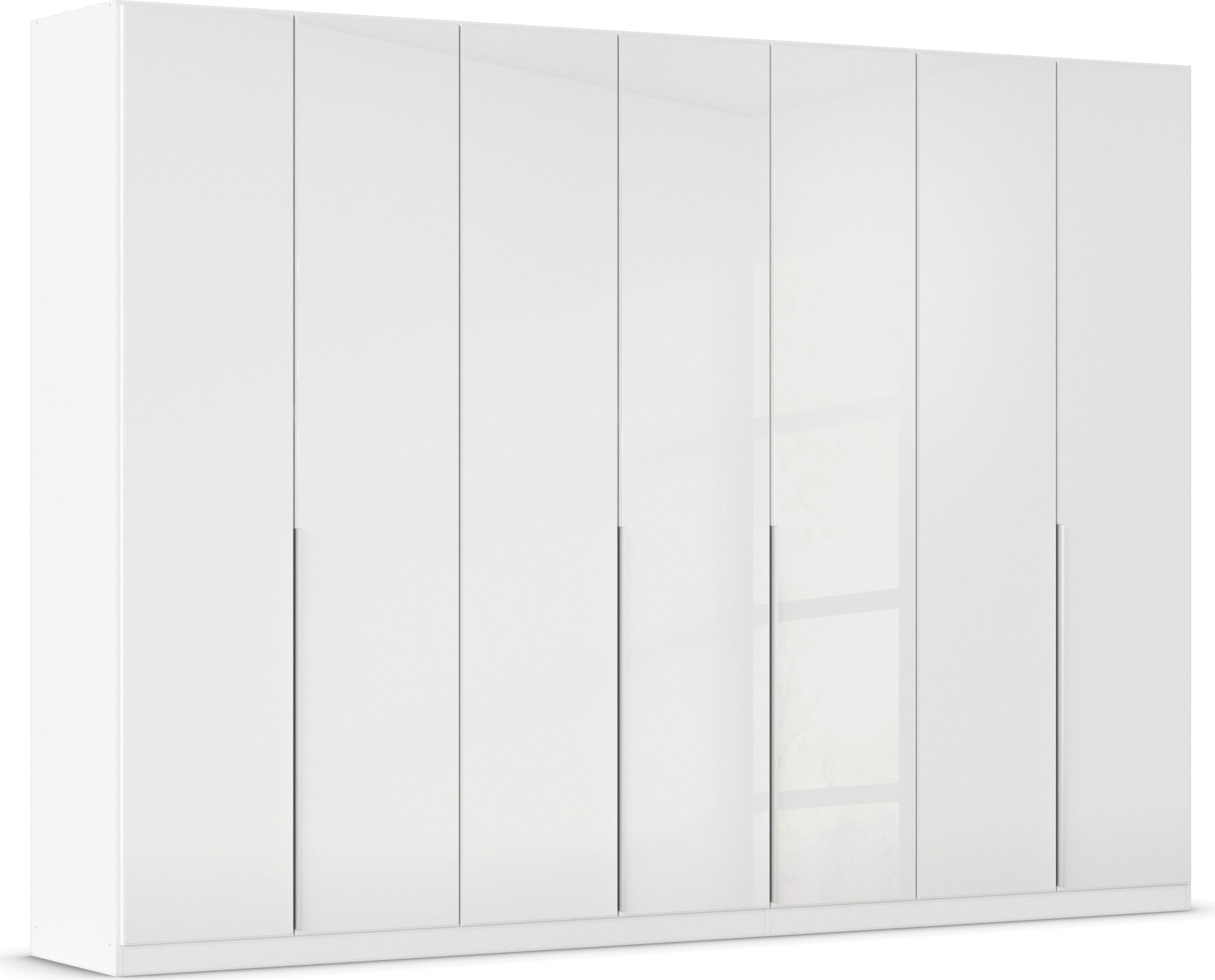 OTTO home Drehtürenschrank Kleiderschrank Kleiderschränke Schrank Garderobe AGORDO mit Glasfront (in zwei Griff-Farben, Breiten 91-405 cm) durchdachte Innenausstattung, in 8 Breiten und 2 Höhen MADE IN GERMANY