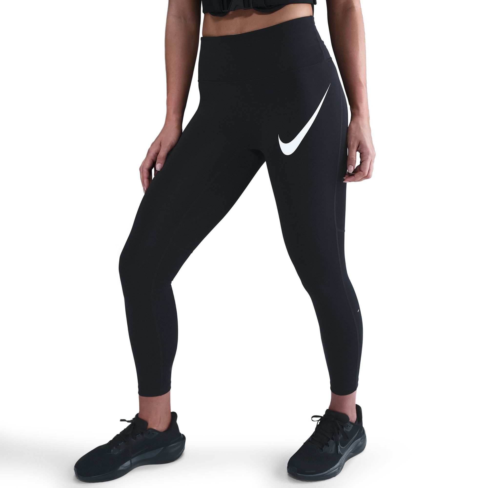 Nike Lauftights W NK DF TEMPO HR 7/8 TGT SWHBR für Lauftraining und Streetwear, 7/8-Länge, atmungsaktiv