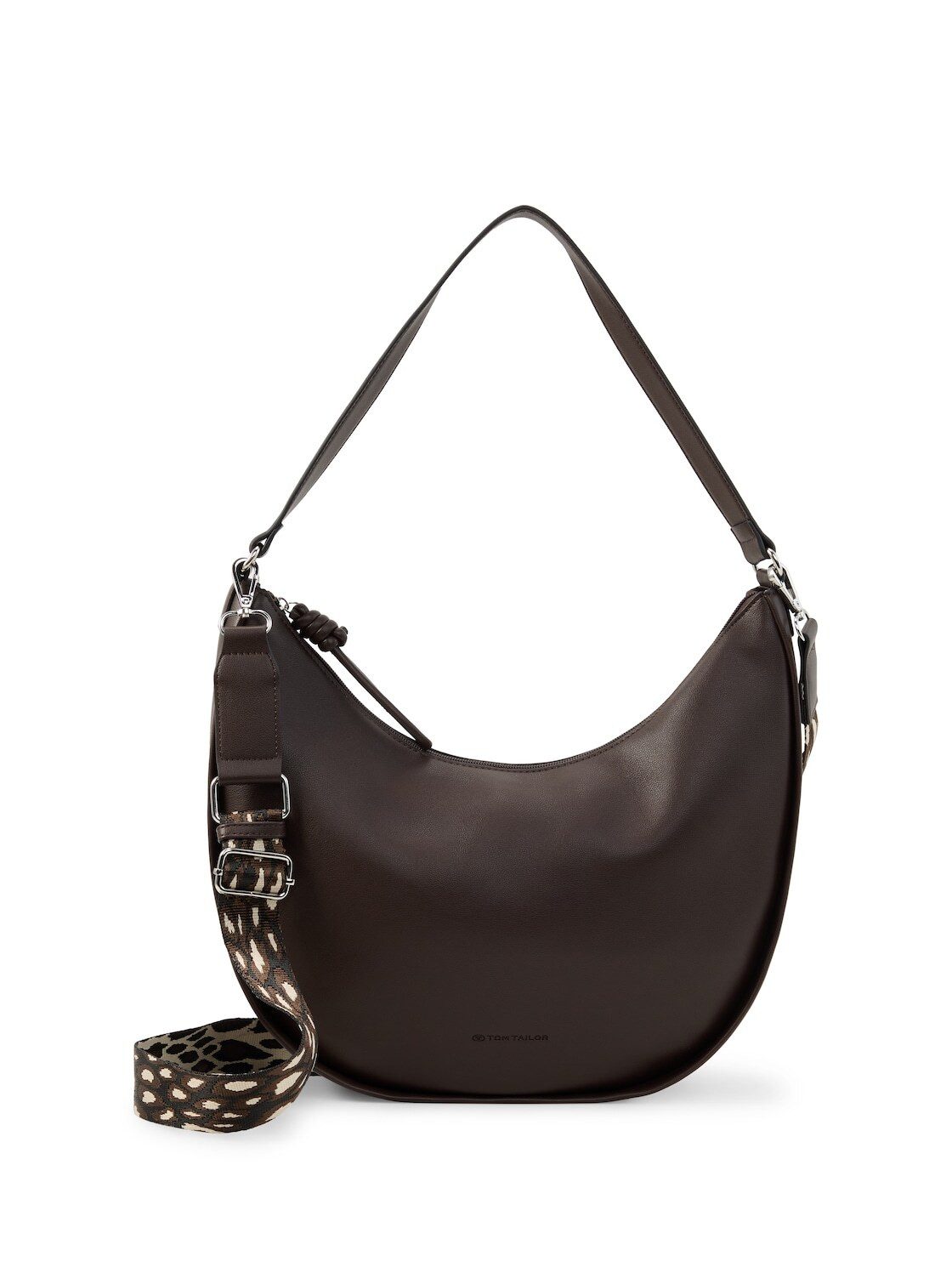 TOM TAILOR Beuteltasche Bags, TTTATIANA Beutelatsche mit gemustertem Webriemen