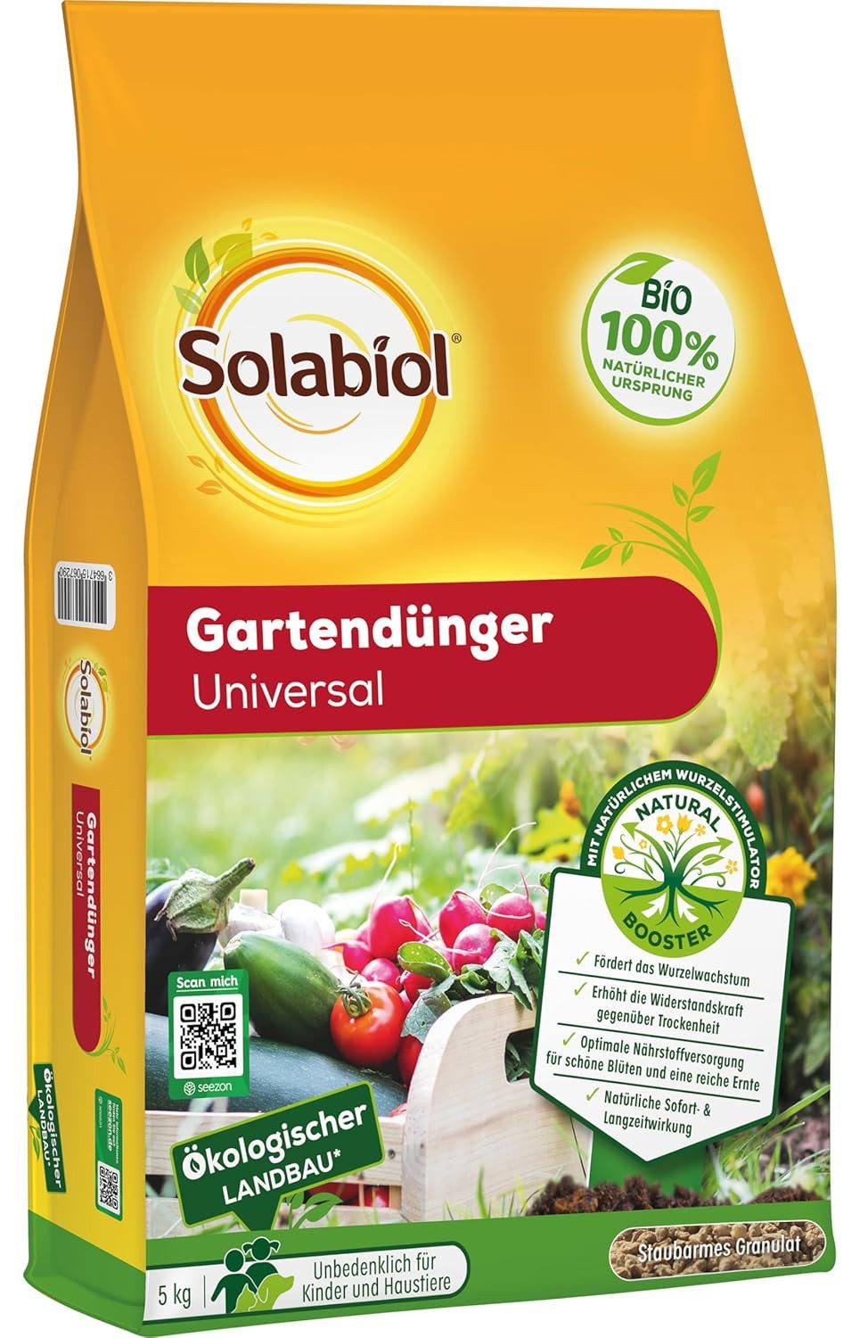 Solabiol Universaldünger Solabiol Gartendünger Universal mit Wurzelstimulator 5 kg