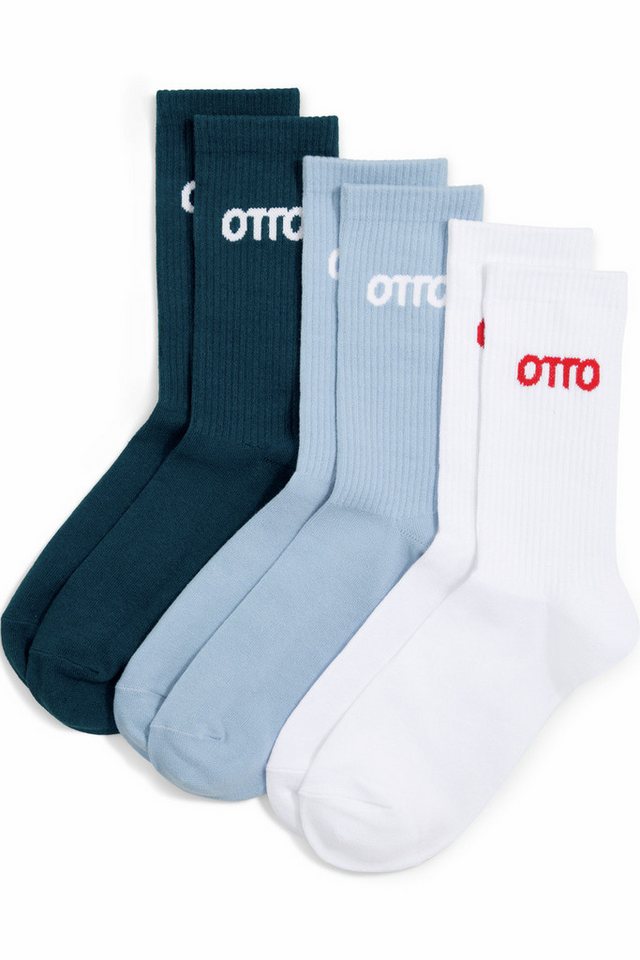 OTTO products Tennissocken OTTO Unisex, sportlicher Stil, mit Stickerei, das Otto Original