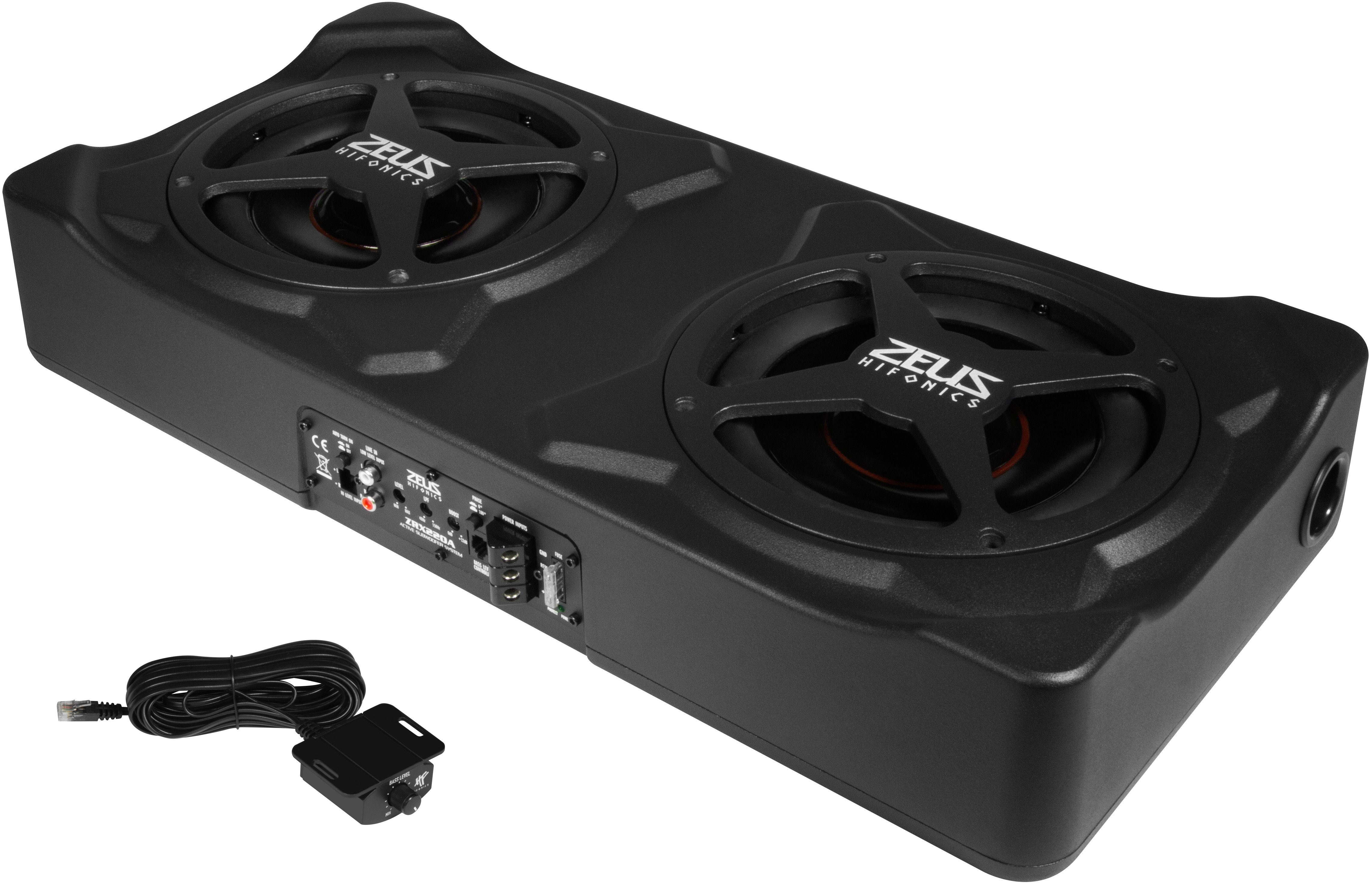 Hifonics Aktiv-Subwoofer ZRX-220A Auto-Subwoofer (300 W)