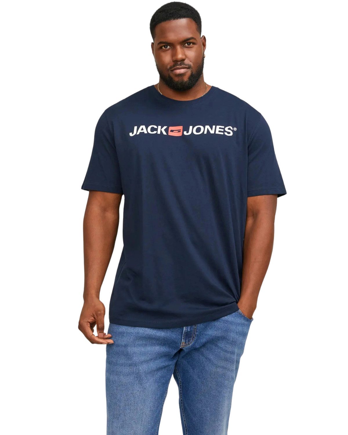 Jack & Jones PlusSize Print-Shirt (Spar-Set, günstig online kaufen