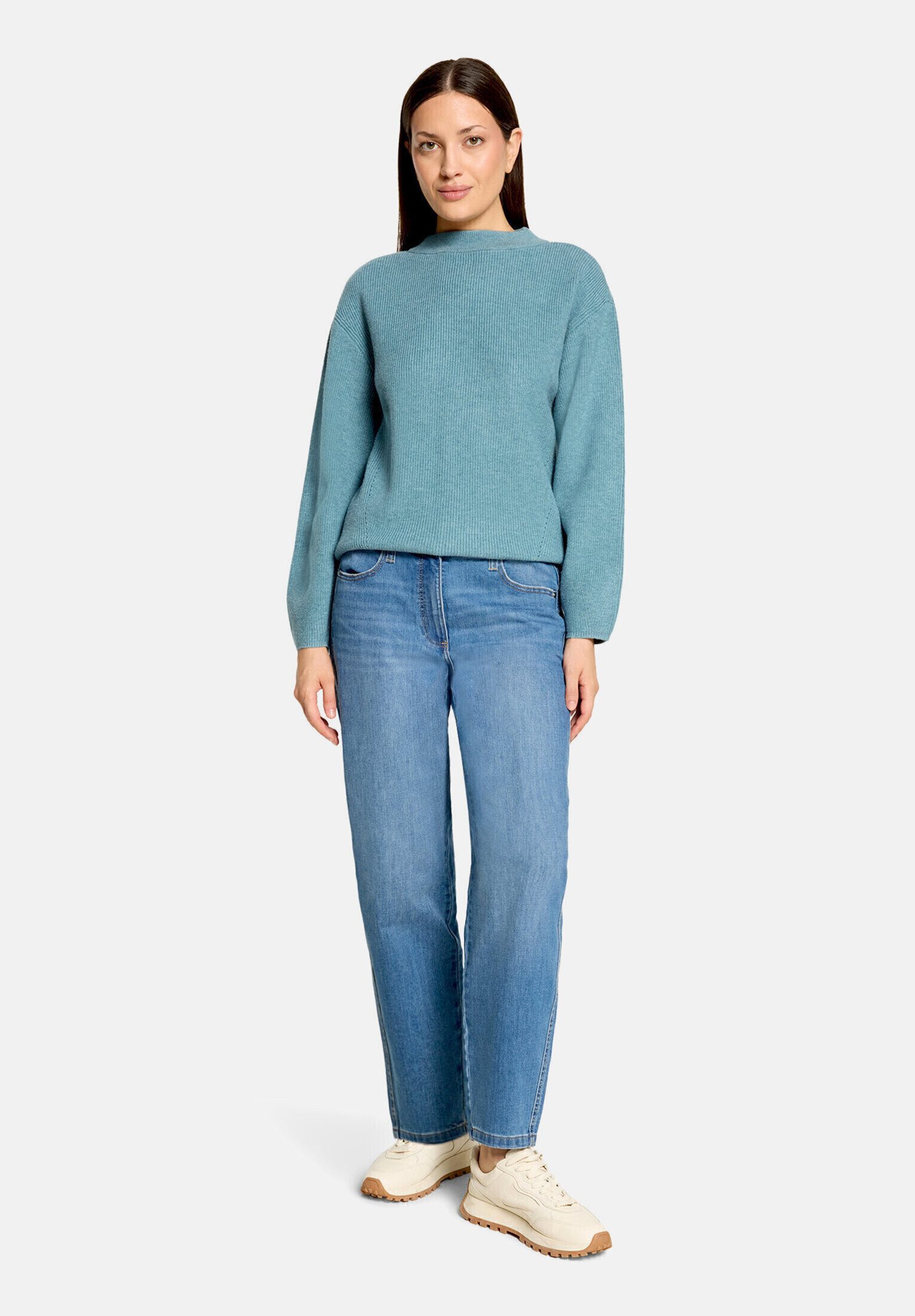 Betty Barclay Strickpullover Damen mit Stehkragen (1-tlg)