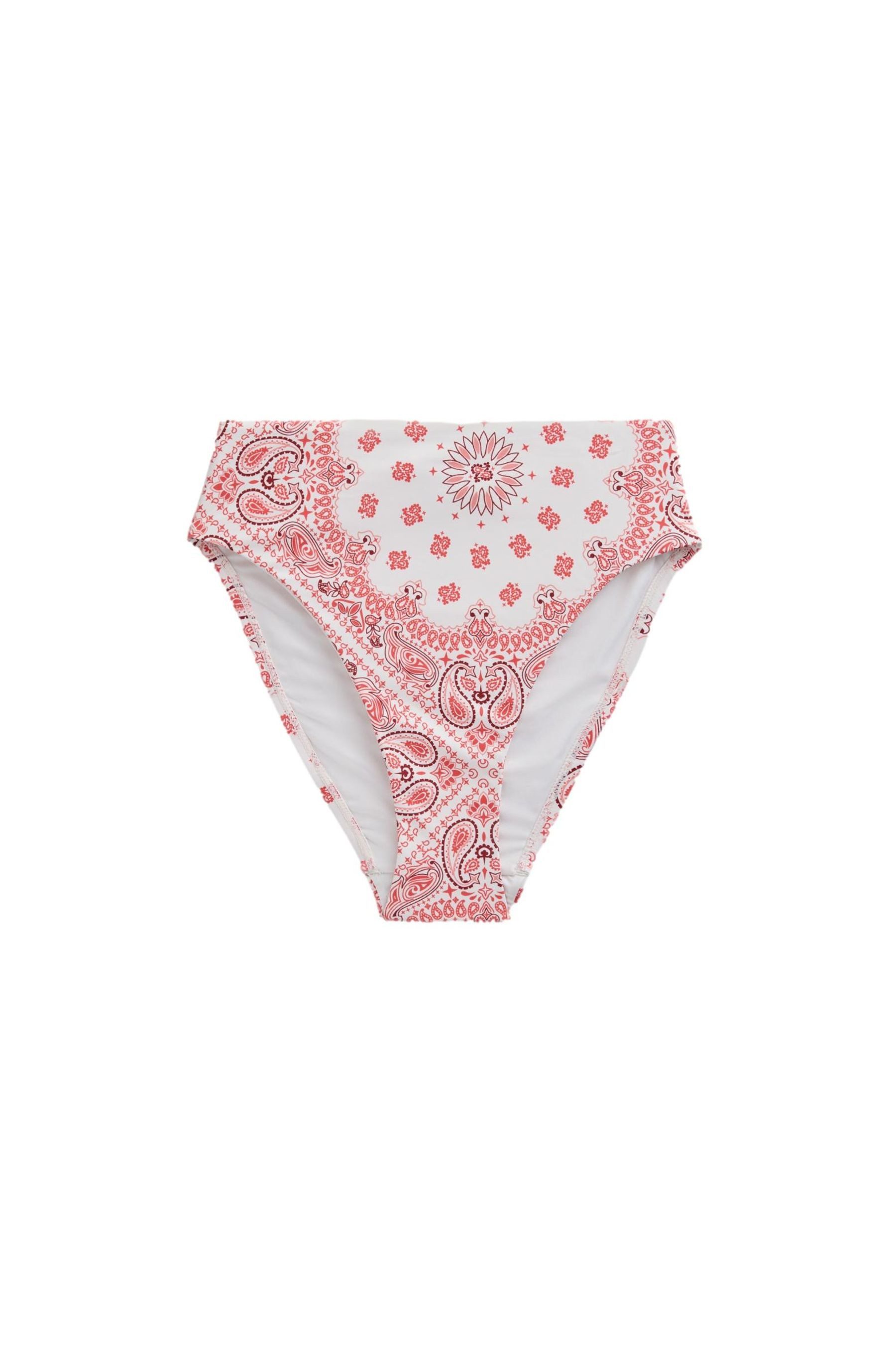Next Highwaist-Bikini-Hose Bikinihose mit hoher Taille und Gürtel (1-St)