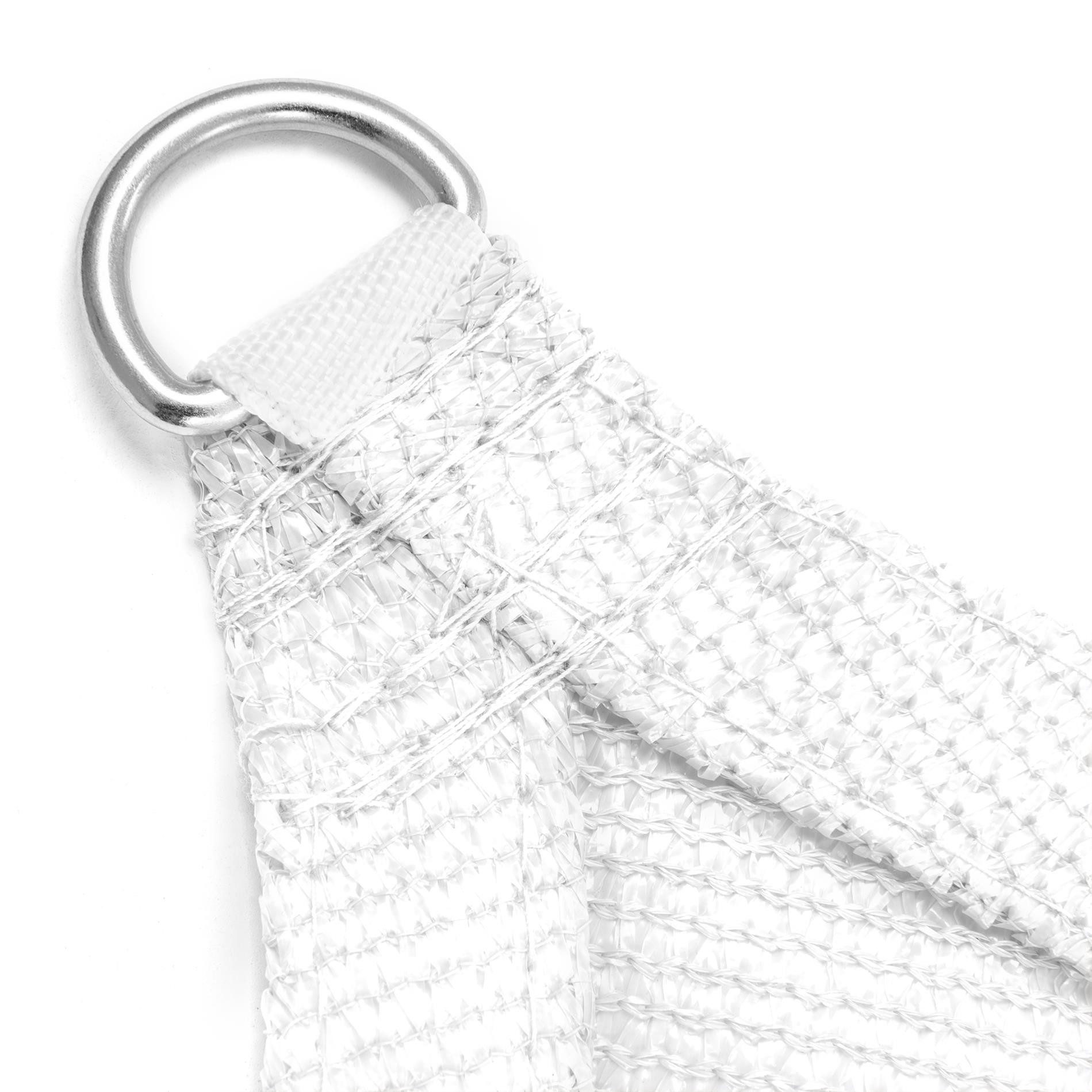 ESTEXO Sonnensegel Terrasse Beschattung 3x3x3m Sonnenschutzsegel HDPE weiß Dreieck