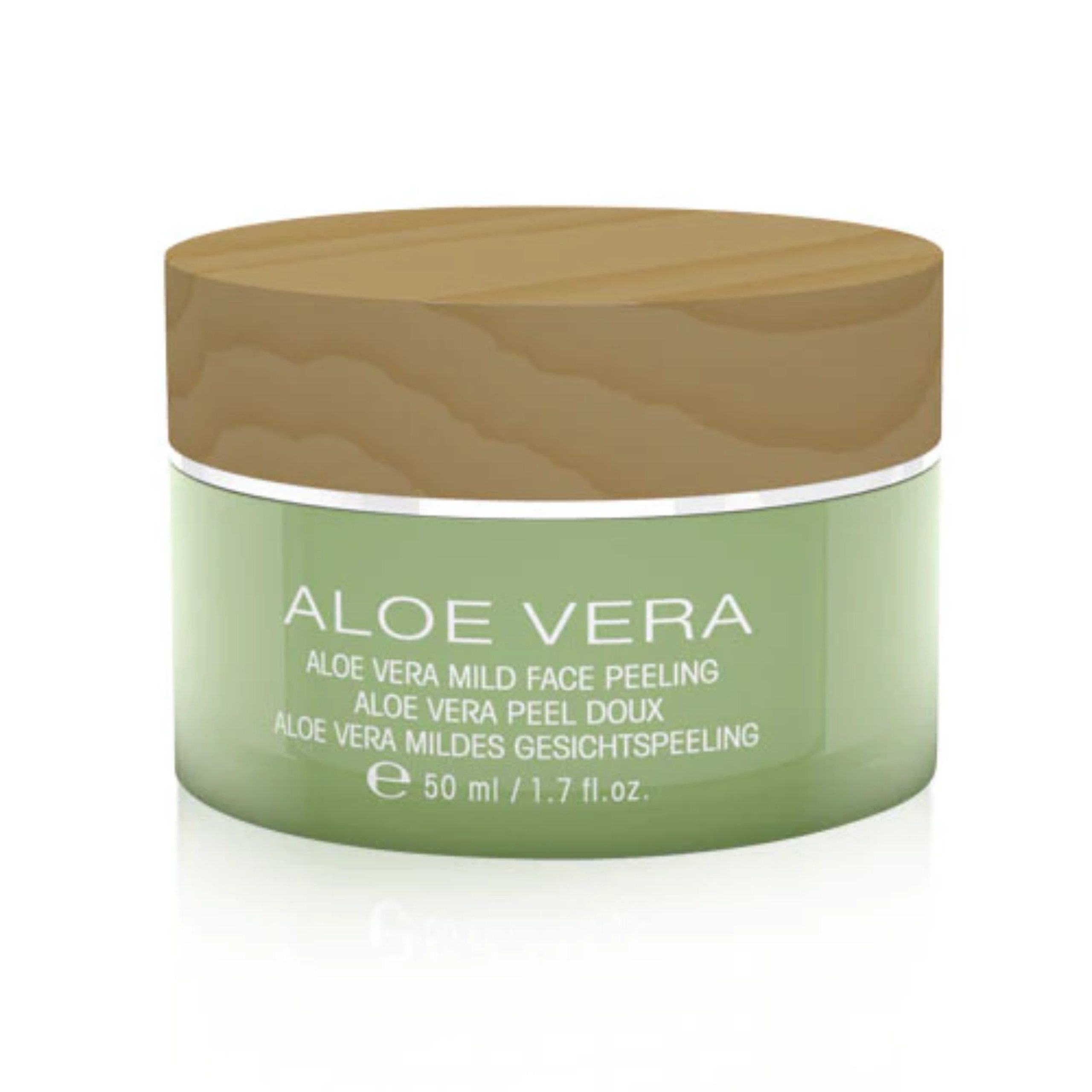 Gesichtspeeling Aloe Vera Gesichtspeeling - Sanfte, feuchtigkeitsspendende Reinigung