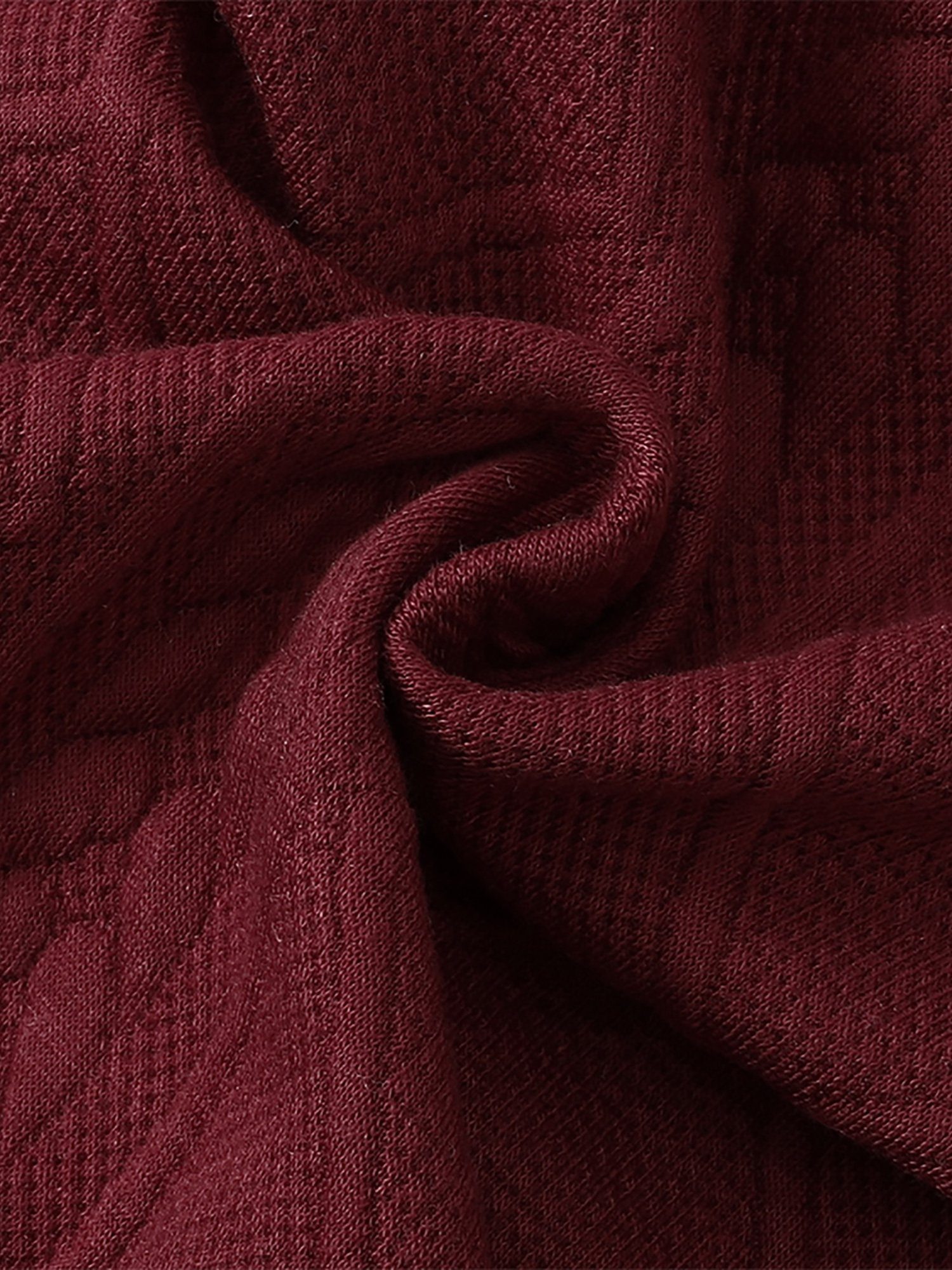 Lapastyle Top & Rotwein Hose Baby Sinn Kapuze schrägem Unisex Linien, (Set, und Bund für Pullover & 2-tlg) mit elastischer Schnappverschluss Hose
