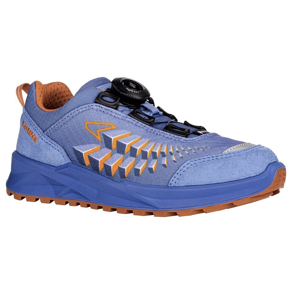 Ferrox Low GTX (Textil/Synthetik, wasserdicht) blau/orange Kinder Wanderschuh