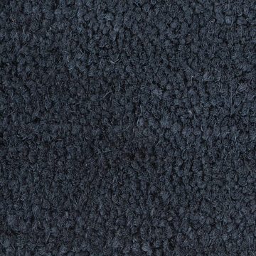 Fußmatte Fußmatten 2 Stk Dunkelgrau 40x60 cm Kokosfaser Getuftet Abtreter, vidaXL, Rechteck, Höhe: 0 mm