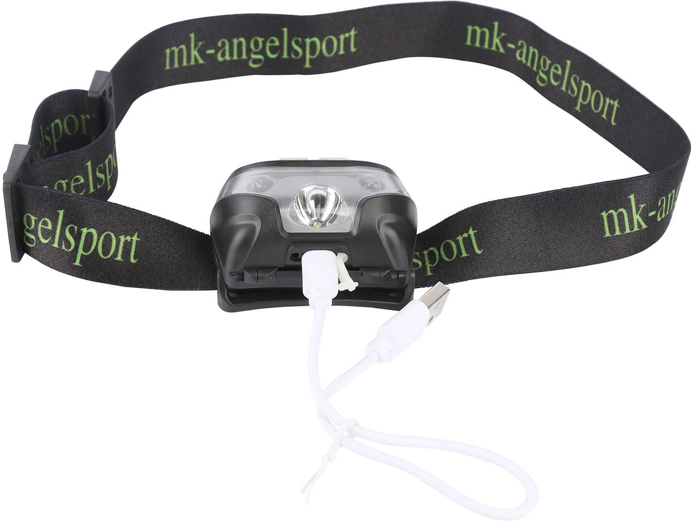 MK Angelsport Kopflampe MK USB Kopflampe Stirnlampe wiederaufladbar