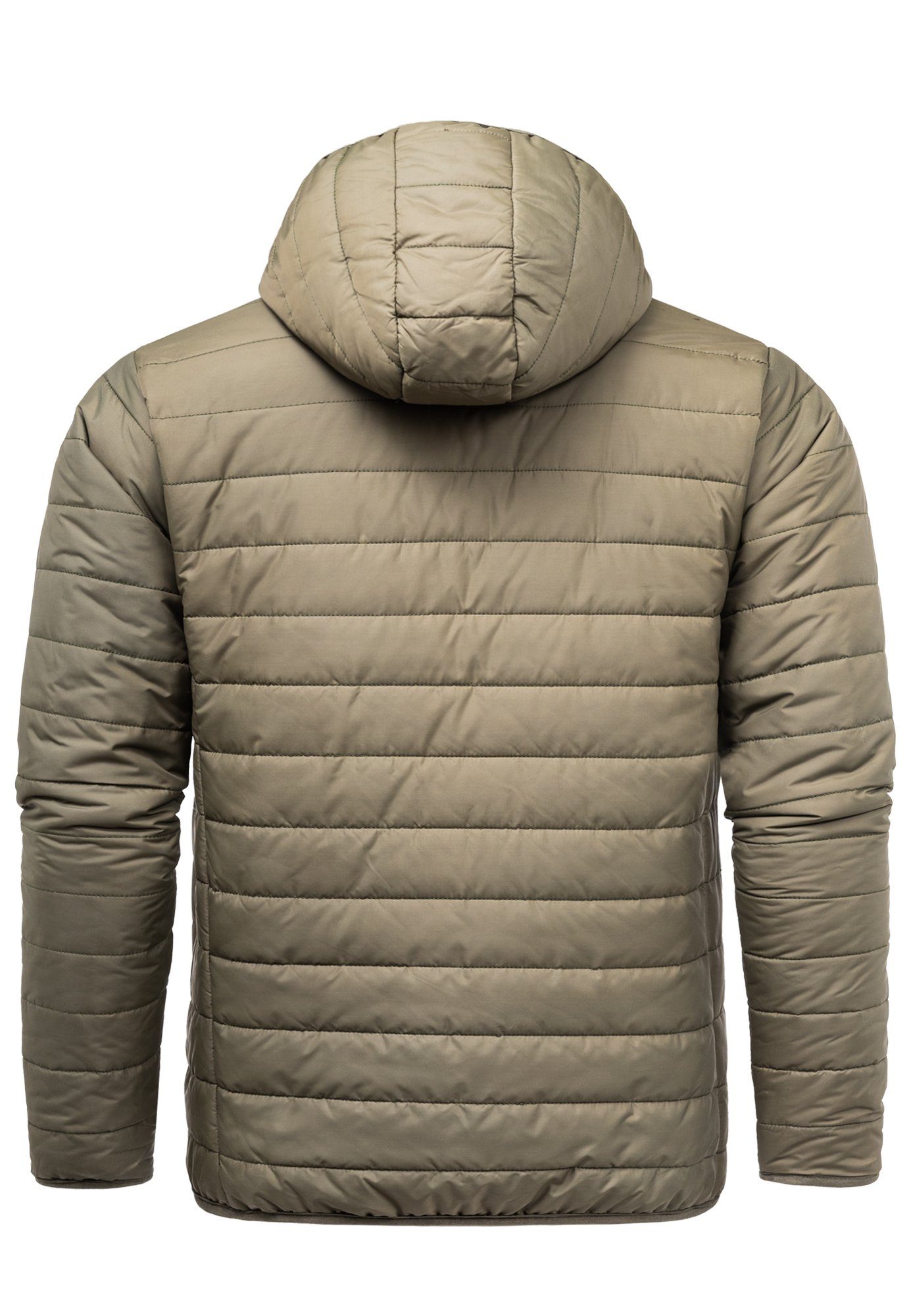 Amaci&Sons Steppjacke ROANOKE Steppjacke Herren Outdoor Basic Patch Kapuzen Jacke
