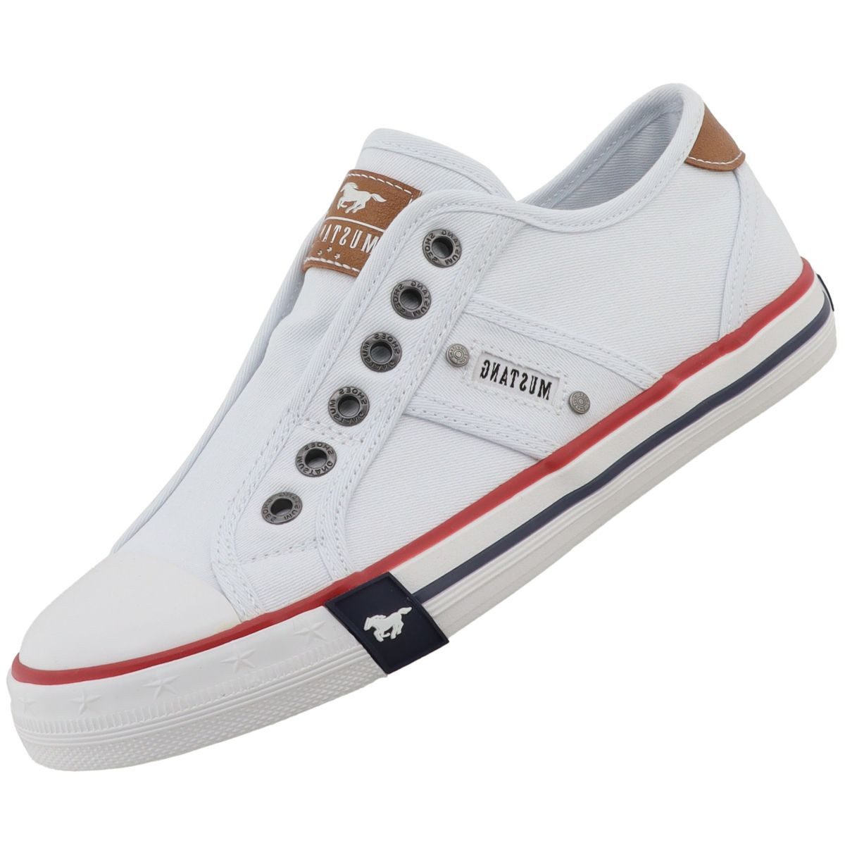Mustang Shoes 26M0242008-white Sneaker