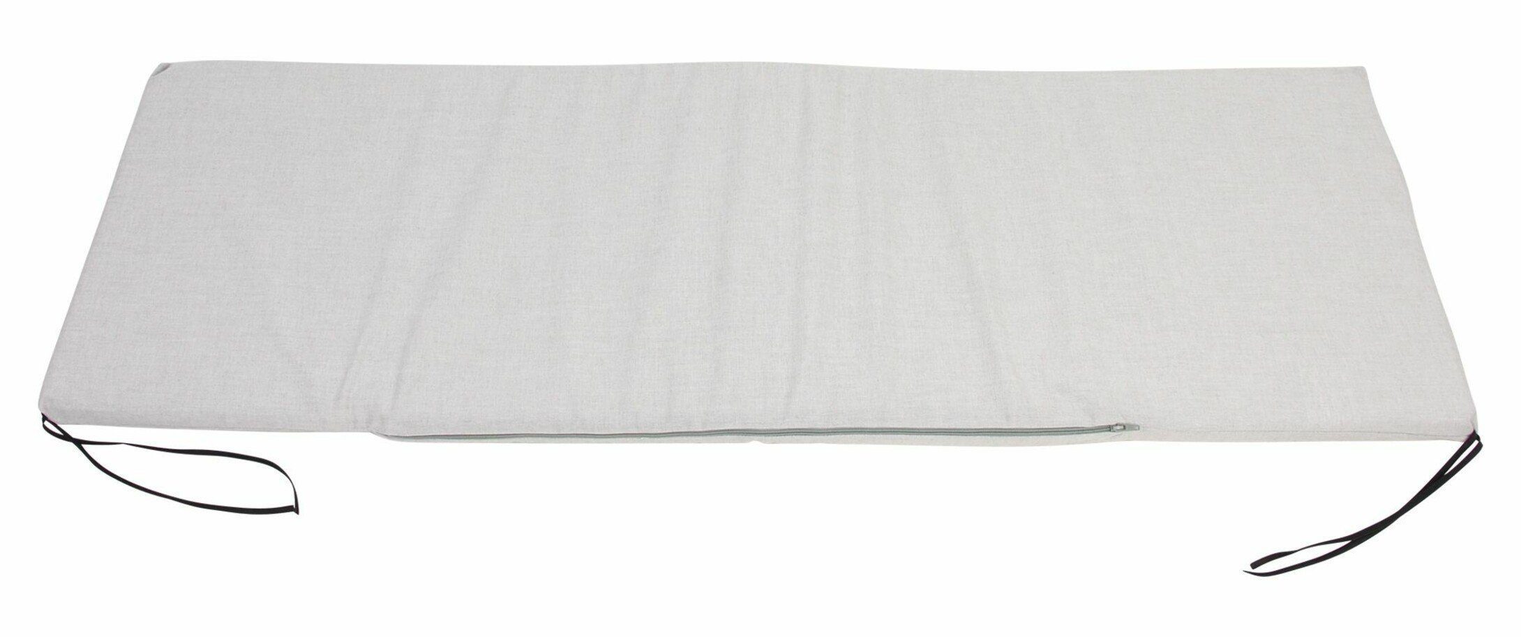 Bankauflage Grau Bank Auflage Garten Wasserabweisend Sitzkissen 110 x 35 cm