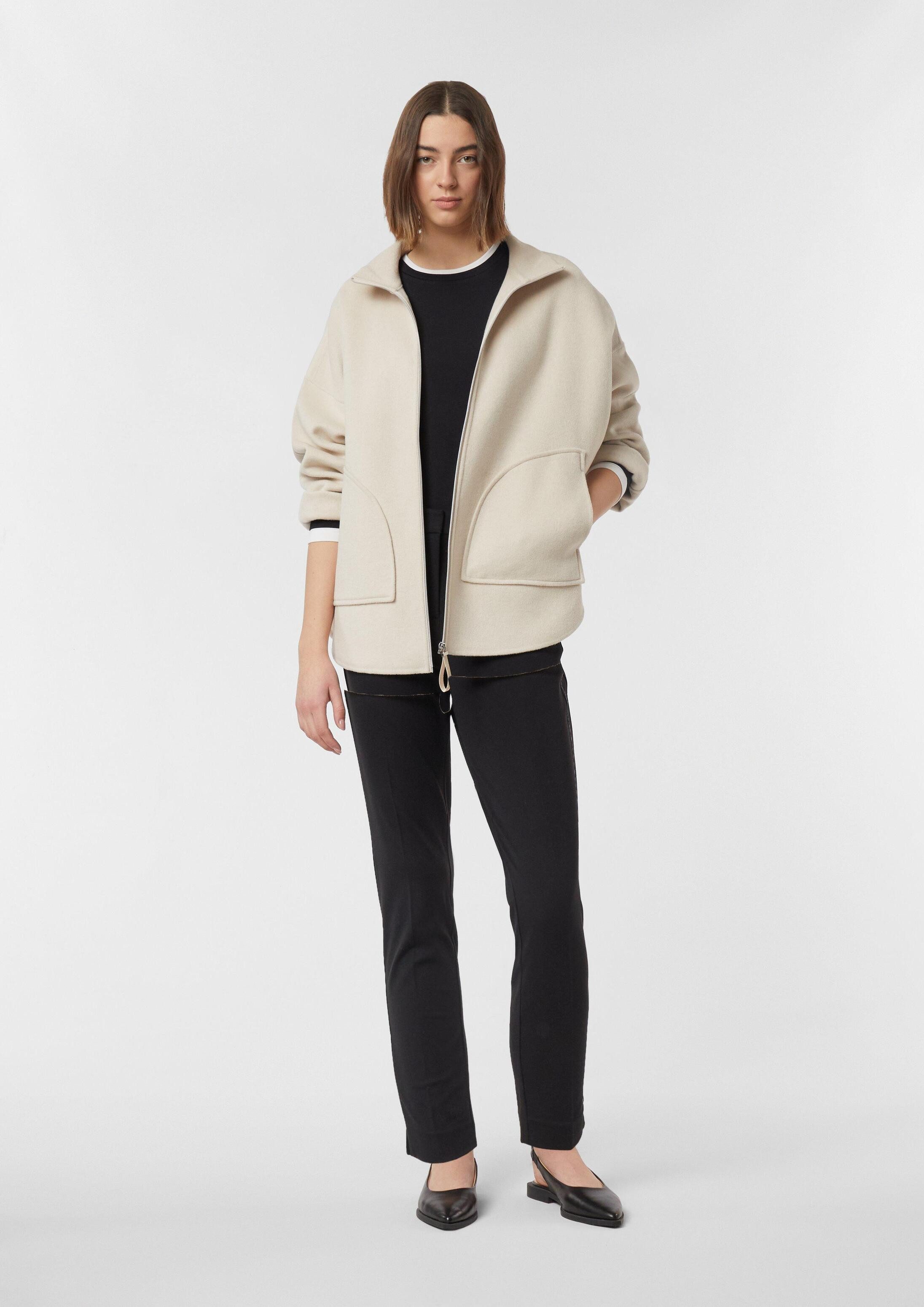 comma 7/8-Hose Hose Cigarette-Pants aus weichem Jersey