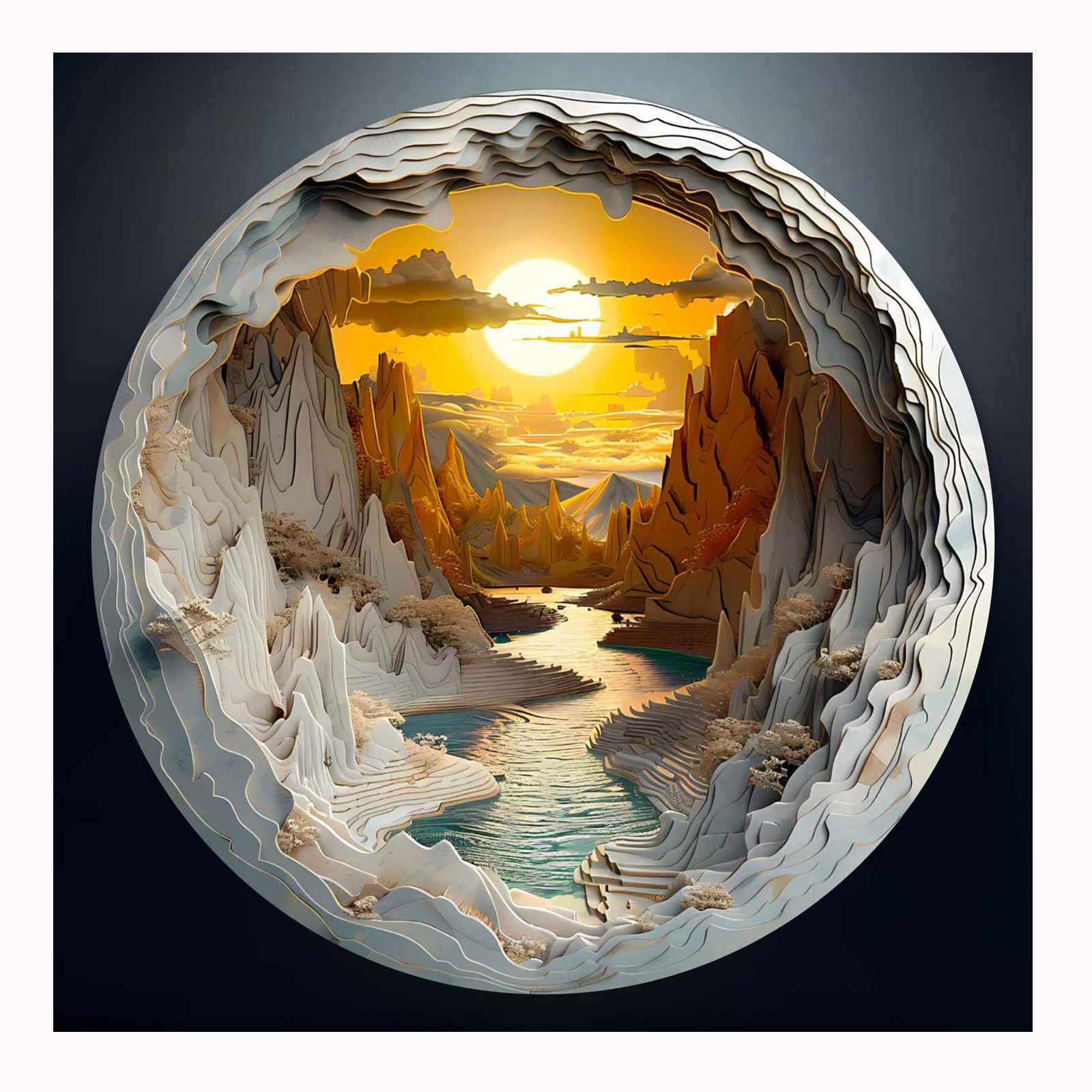 CLTYQ Puzzle Holzpuzzle Erwachsene, 3D Sonnenuntergang Holzpuzzle, Puzzleteile, Unregelmäßige Einzigartige Tierform Puzzle, für Erwachsene und Kinder